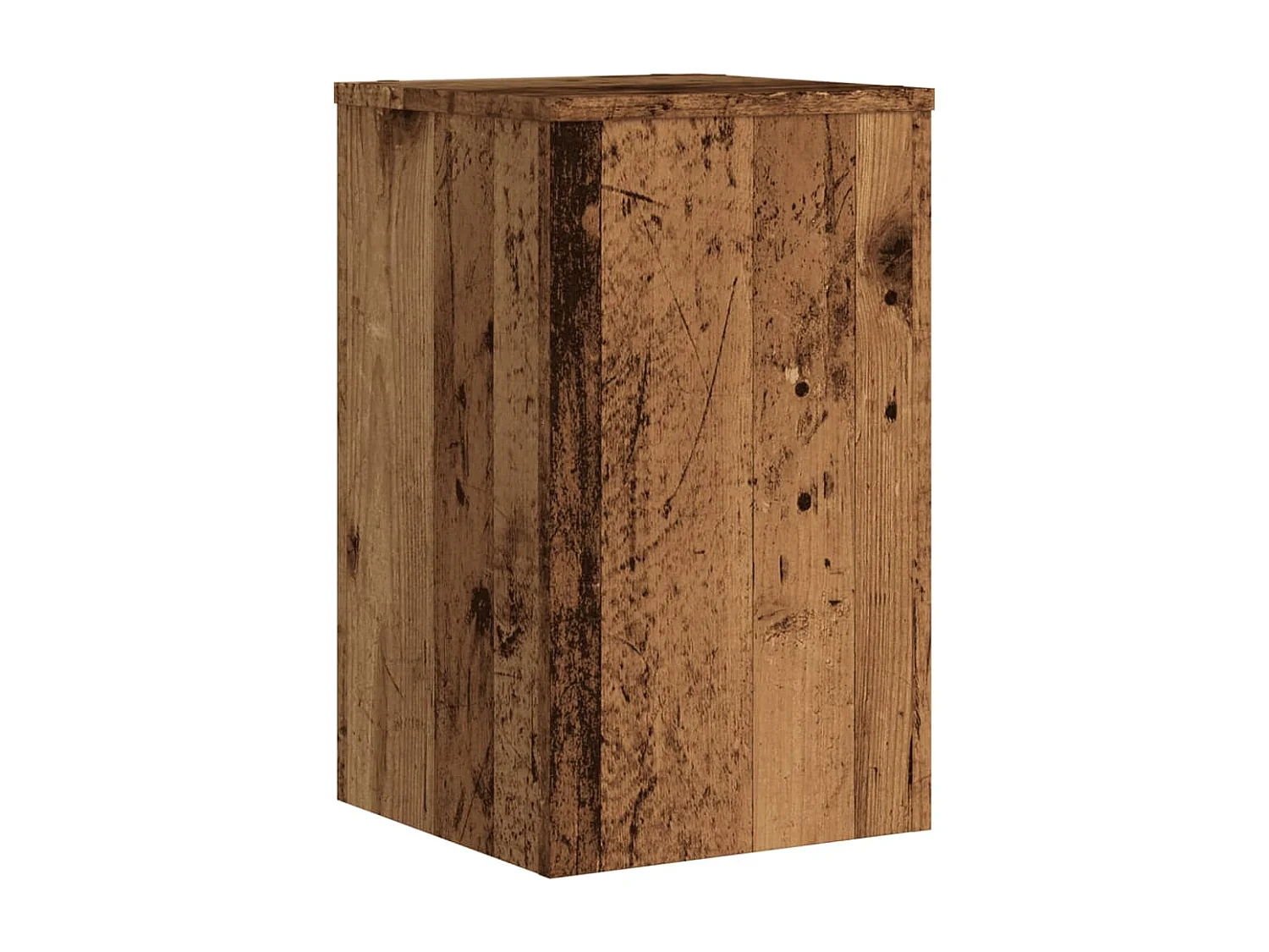 Supports pour plantes 2 pcs vieux bois bois d'ingénierie