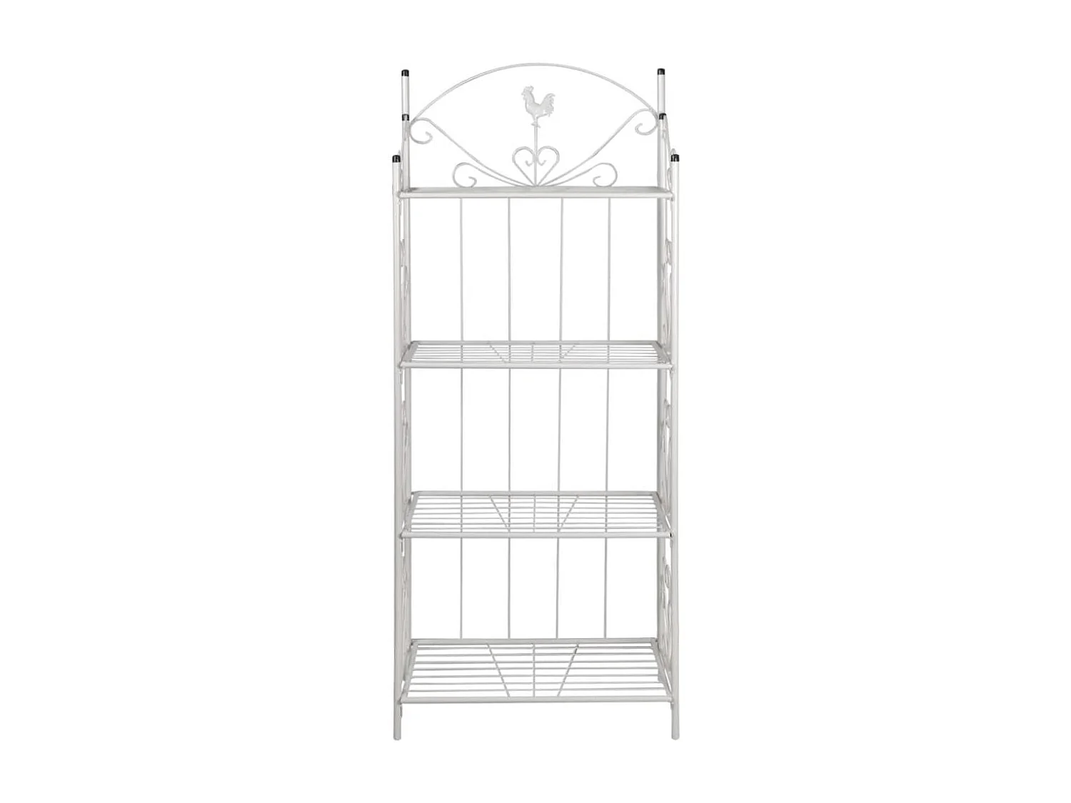 Support pour plantes Carré Blanc