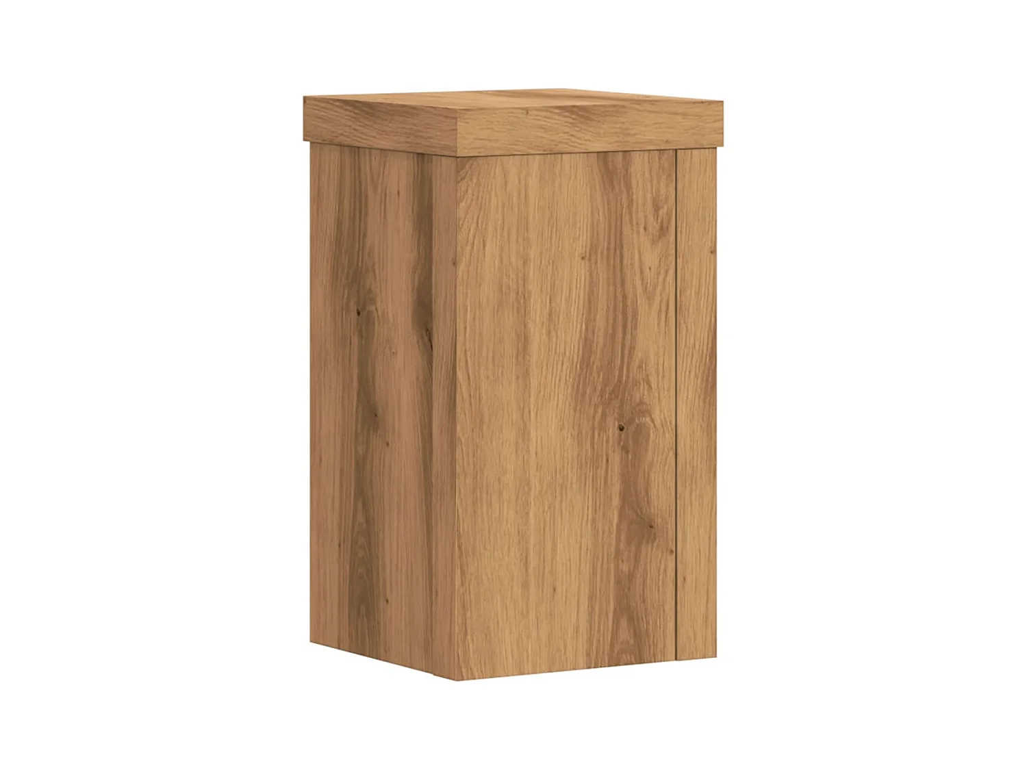 Portavasi 2 pezzi in legno di quercia lavorato