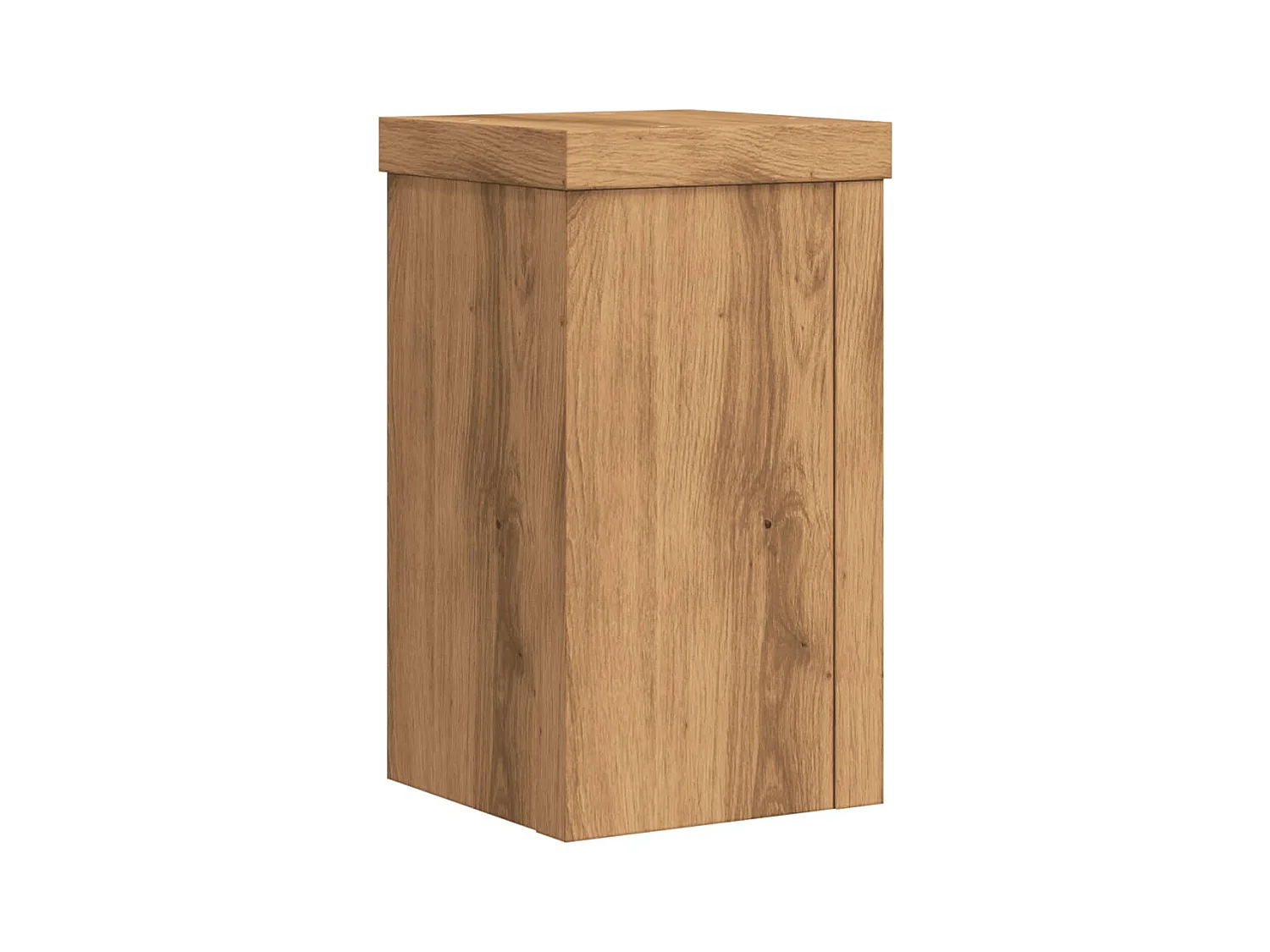 Portavasi 2 pezzi in legno di quercia lavorato