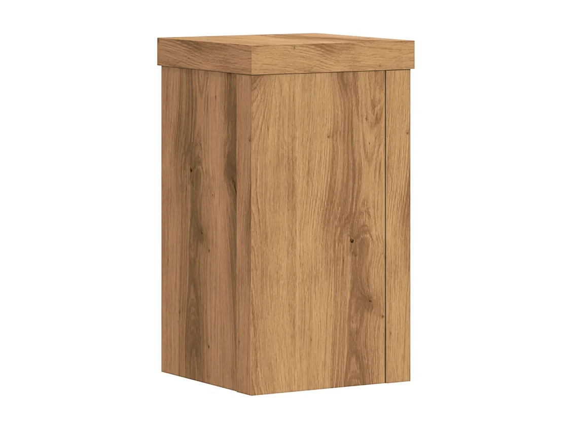 Supports pour plantes 2 pcs chêne artisanal bois d'ingénierie