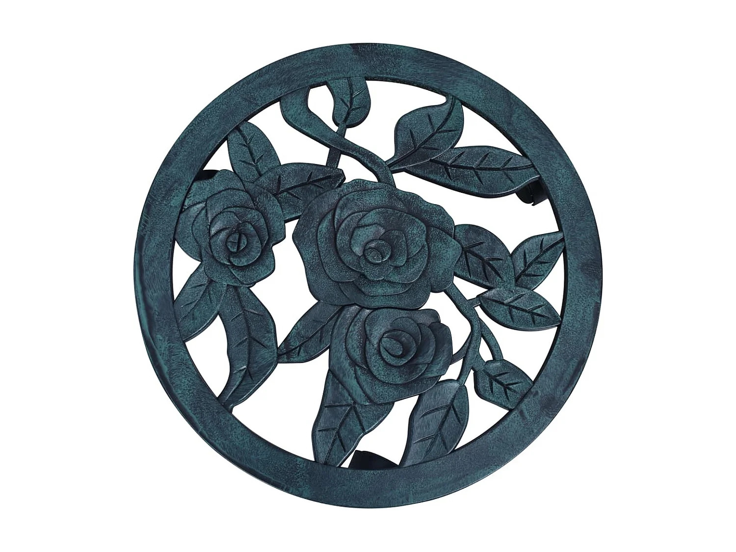 Chariots pour plantes 6 pcs Vert 38 cm Plastique