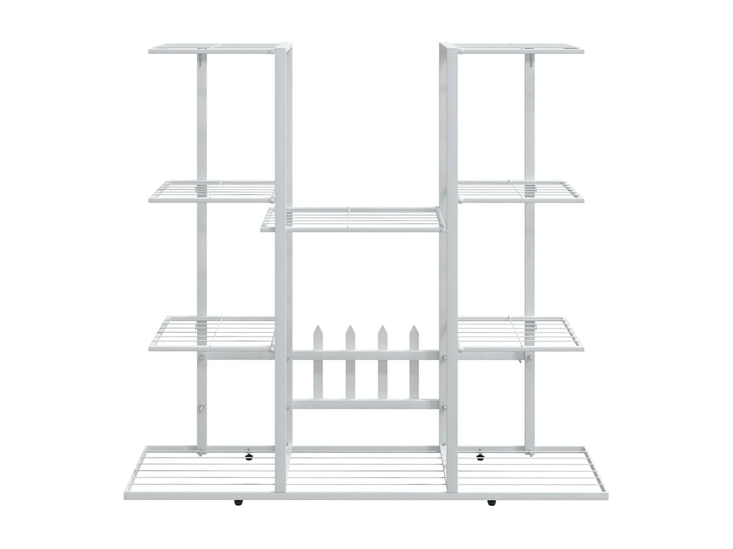 Jardinière 94,5x25x89 cm Blanc Fer