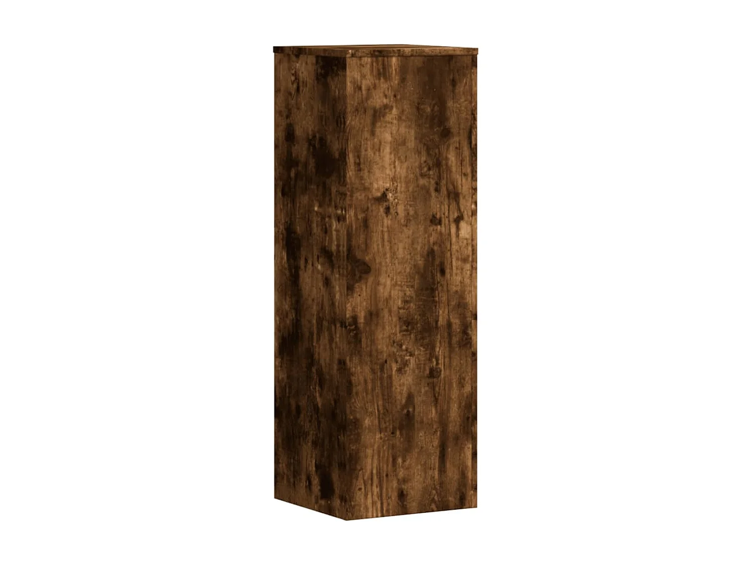 Plantenstandaard van gerookt eikenhout 33x33x100 cm bewerkt hout