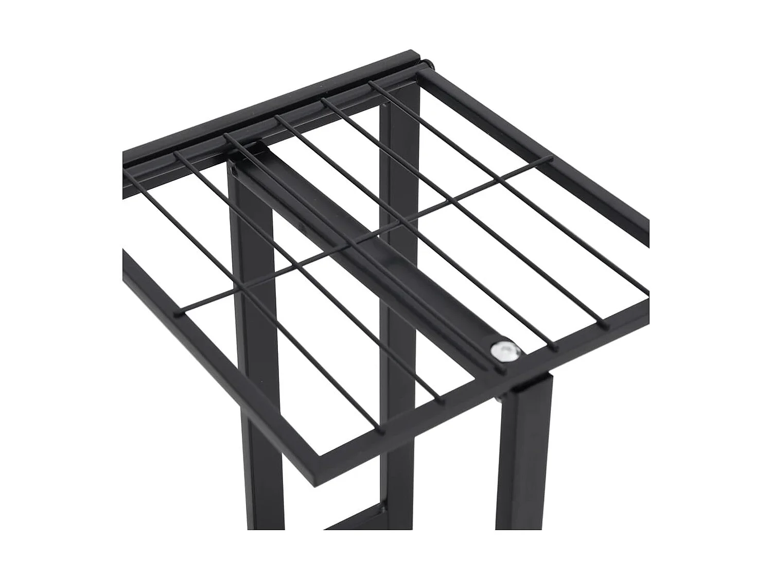 Plantenstandaard met 5 lagen 43x22x98 cm Zwart Metaal