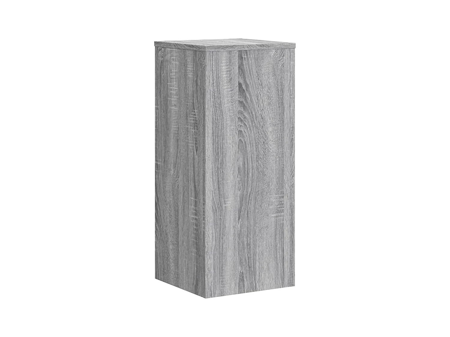 Portavasi in 2 pezzi, legno ingegnerizzato grigio Sonoma