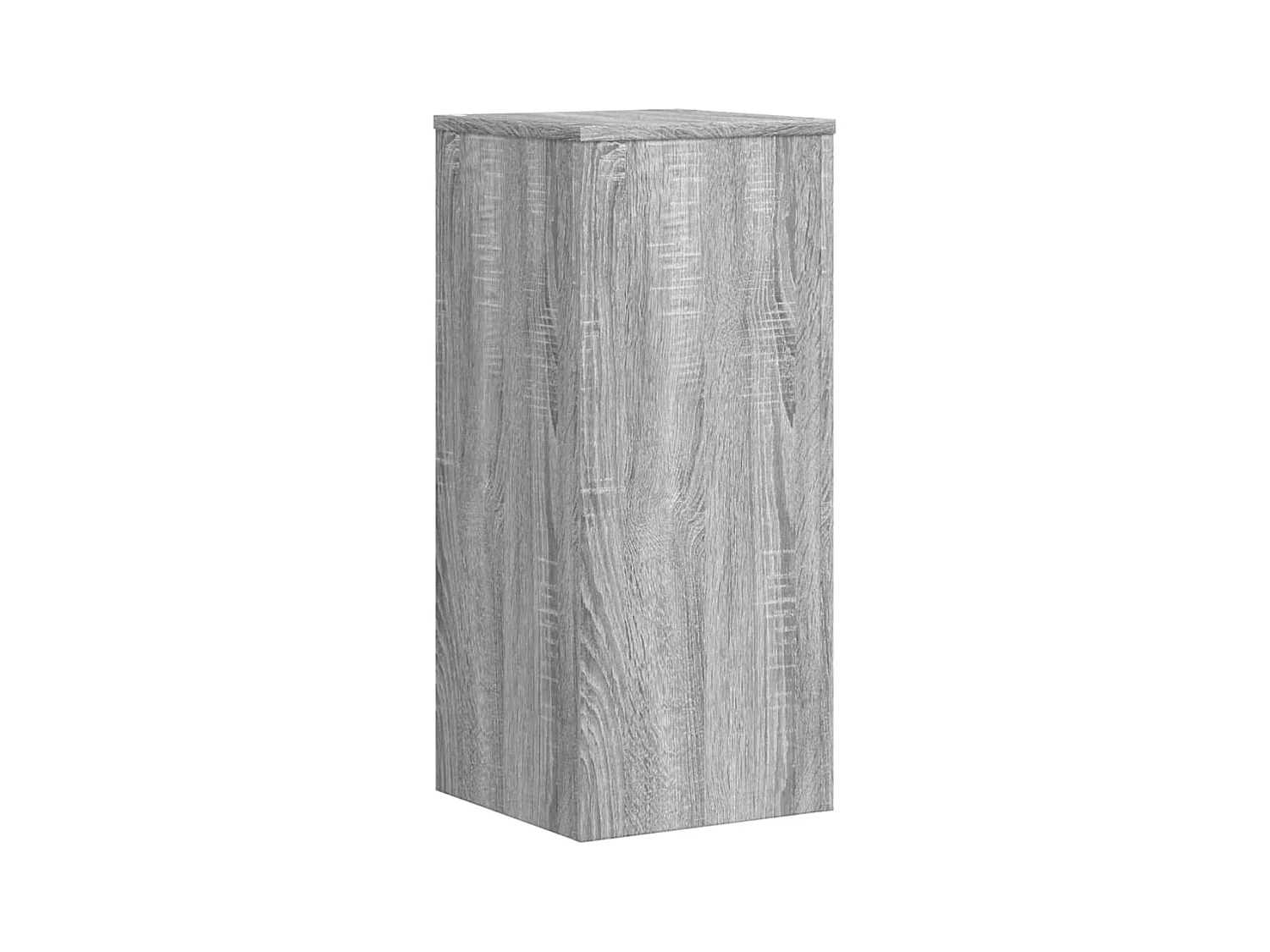 Portavasi in 2 pezzi, legno ingegnerizzato grigio Sonoma