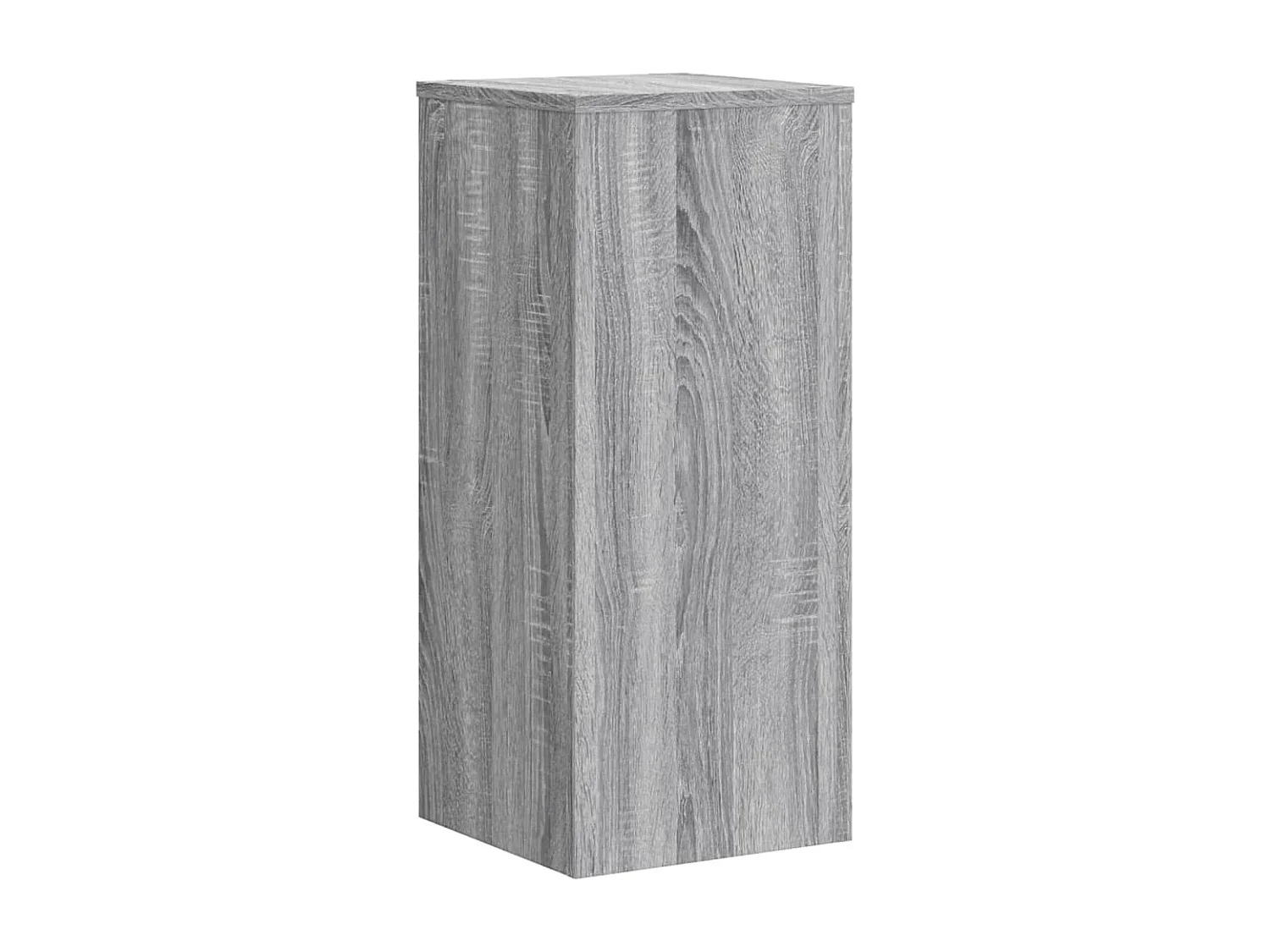2-delige plantenstandaard, Sonoma grijs bewerkt hout