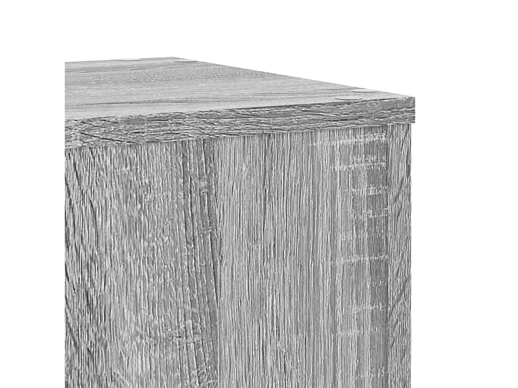 2-delige plantenstandaard, Sonoma grijs bewerkt hout