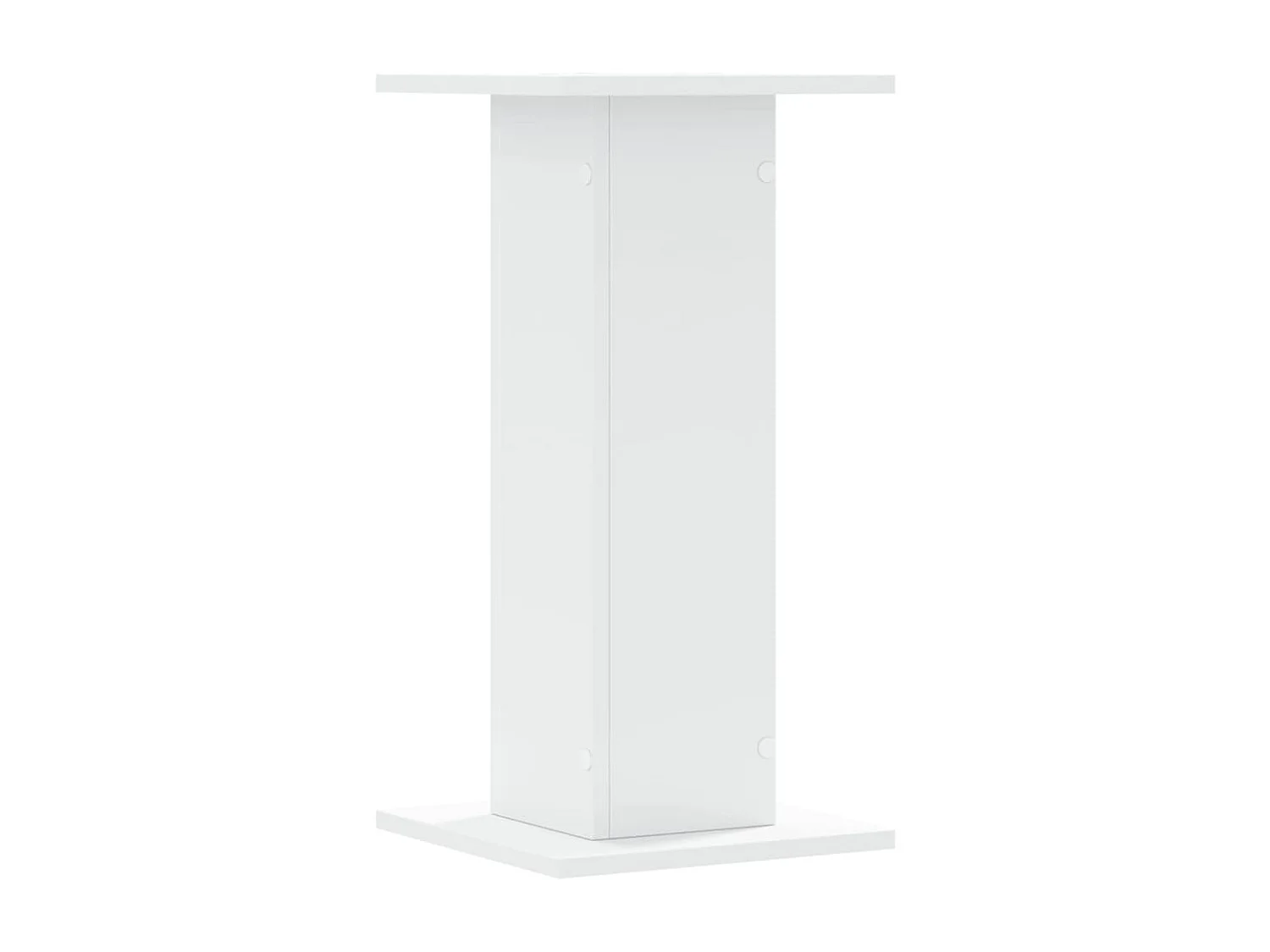 Supports pour plantes 2 pcs blanc 30x30x60 cm bois d'ingénierie