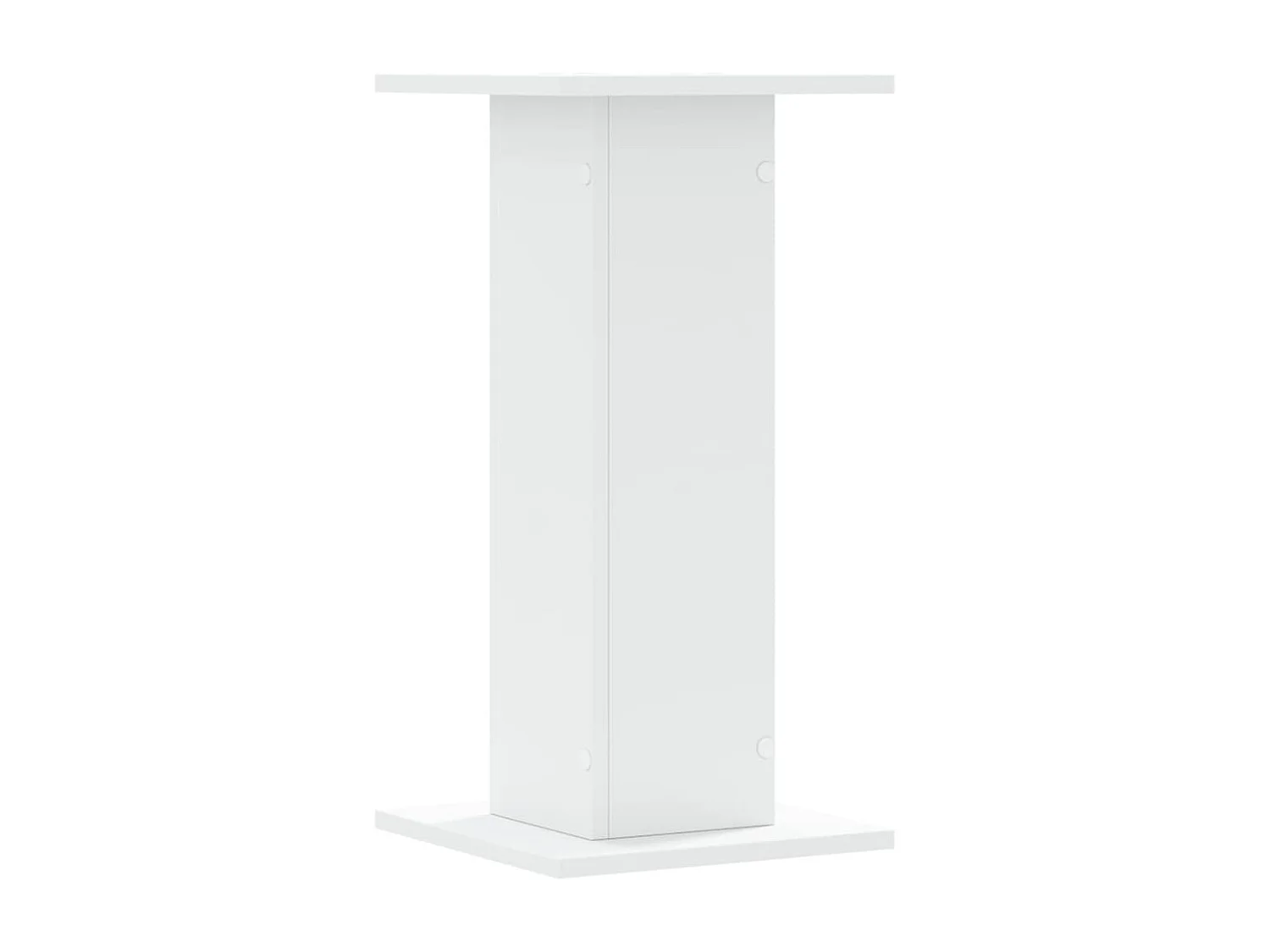 Supports pour plantes 2 pcs blanc 30x30x60 cm bois d'ingénierie