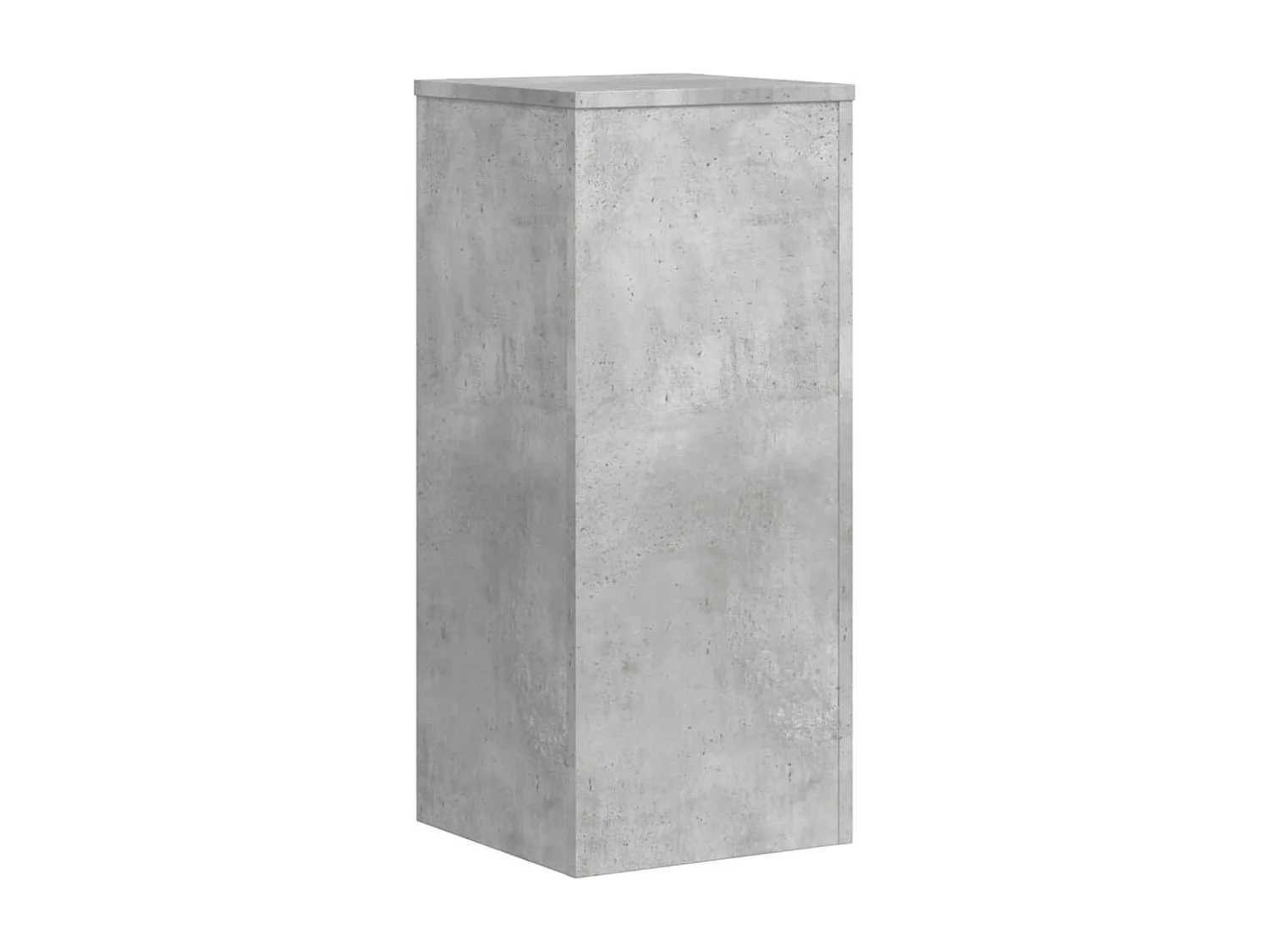 Supports pour plantes 2 pcs gris béton bois d'ingénierie