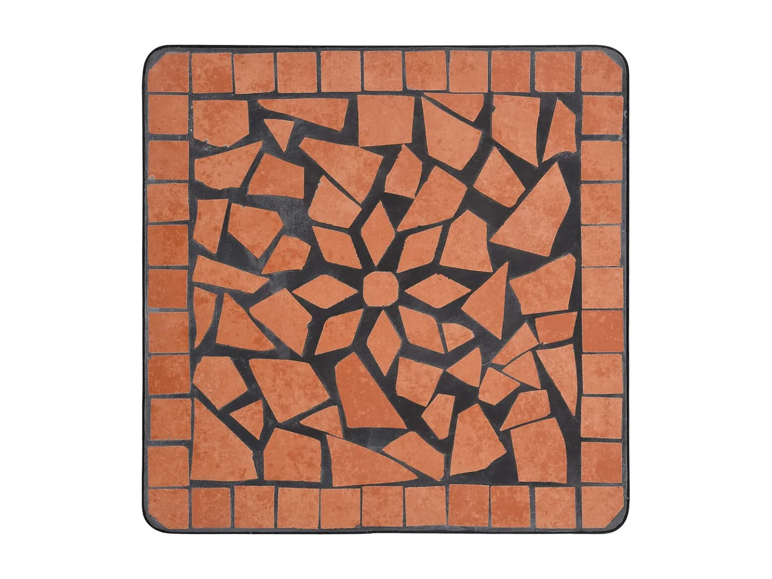 Table de bistro mosaïque Terre cuite Céramique