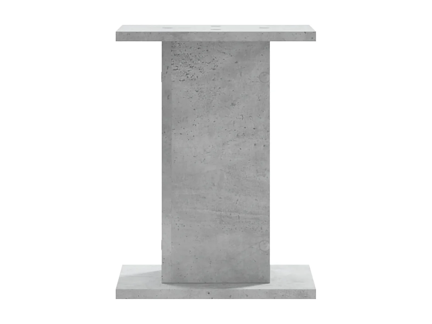 Supporti per piante 2 pezzi in cemento grigio e legno ingegnerizzato