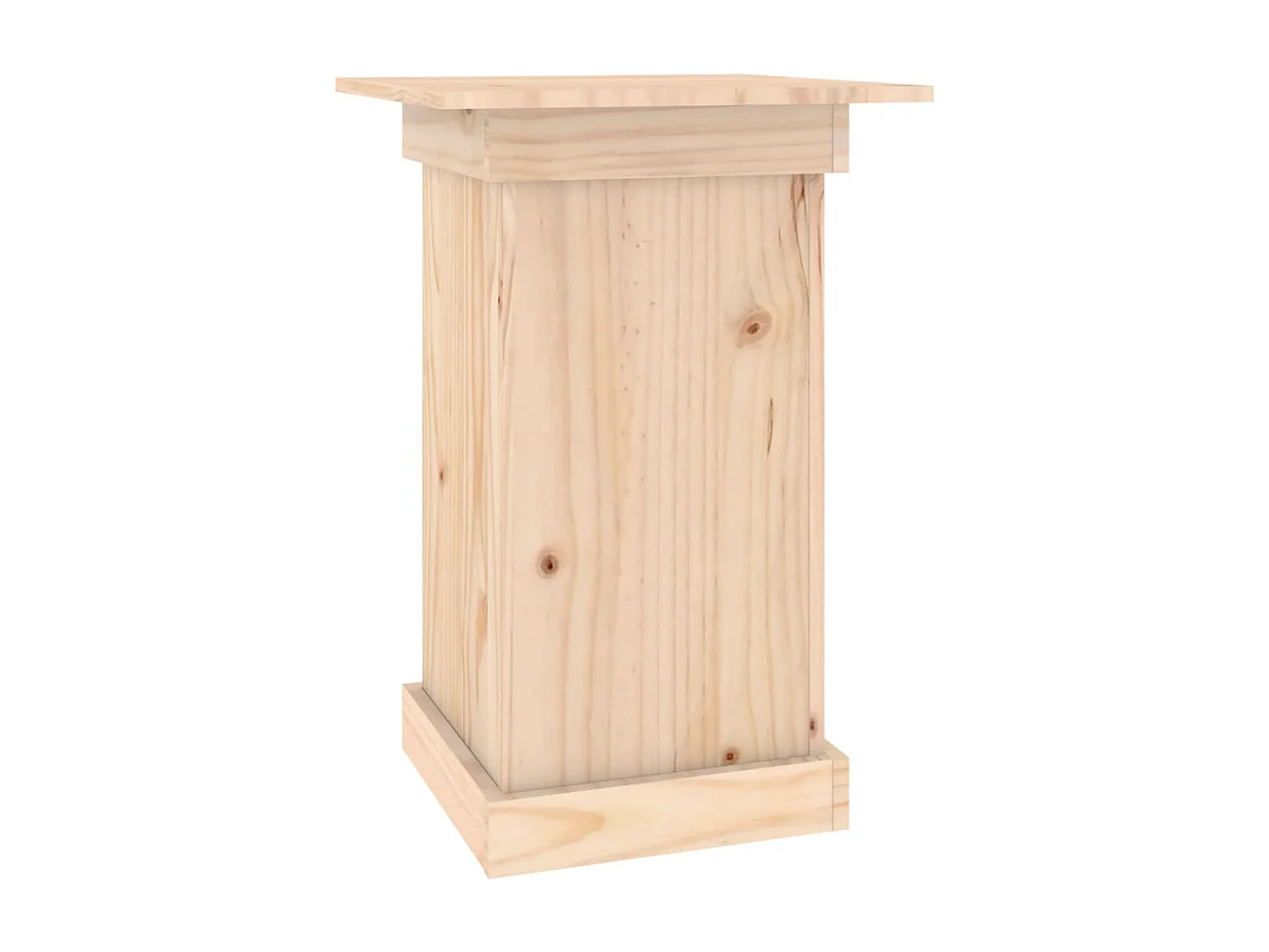 Bloemenstandaard 40x40x60 cm Massief grenenhout