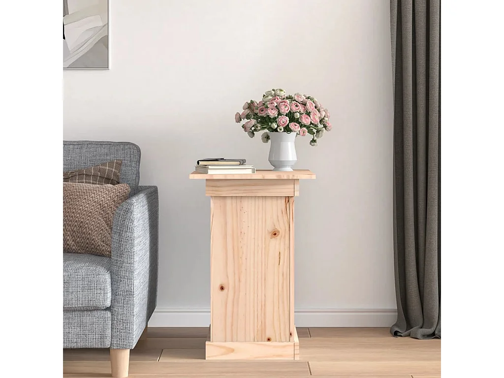 Bloemenstandaard 40x40x60 cm Massief grenenhout