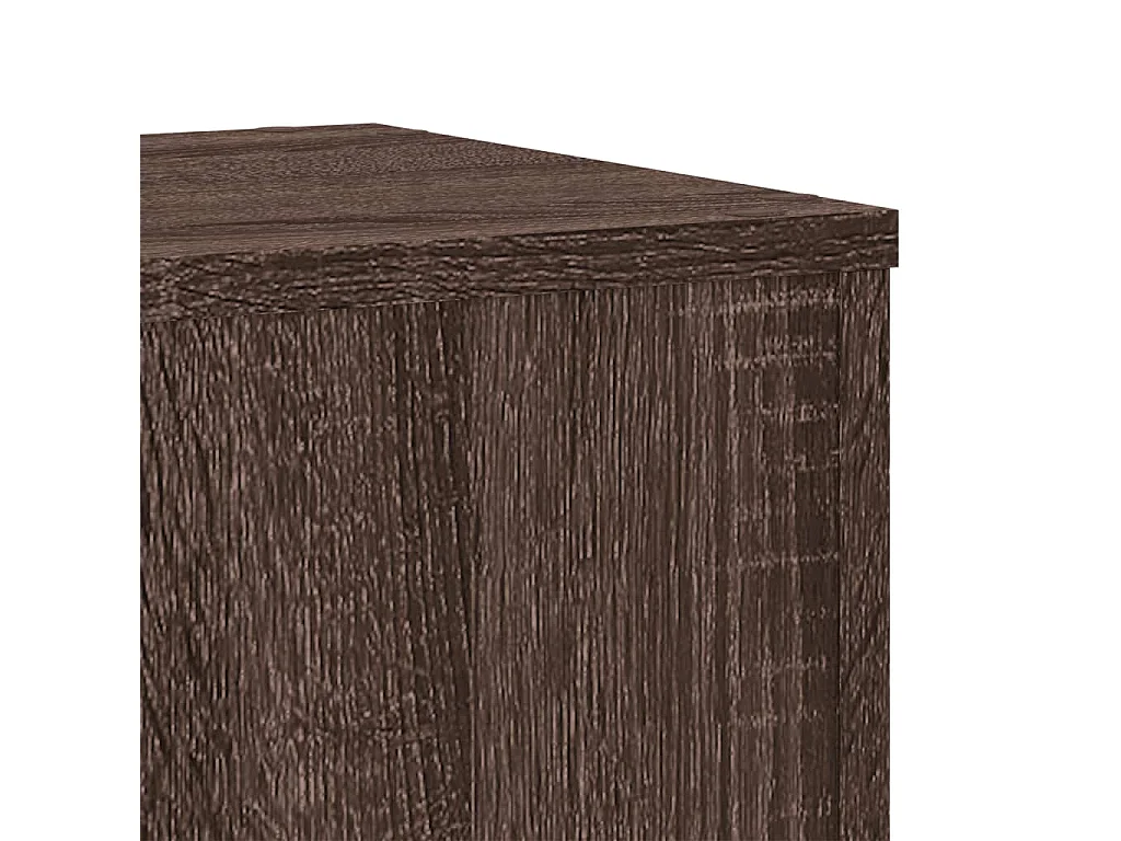 Plantenstandaards 2 stuks eikenbruin bewerkt hout