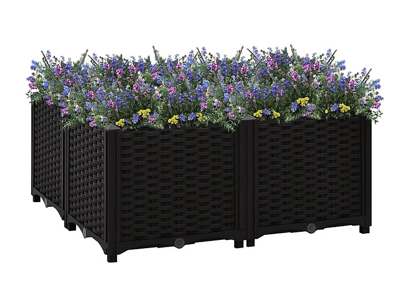 Lit surélevé 80x80x38 cm Polypropylène