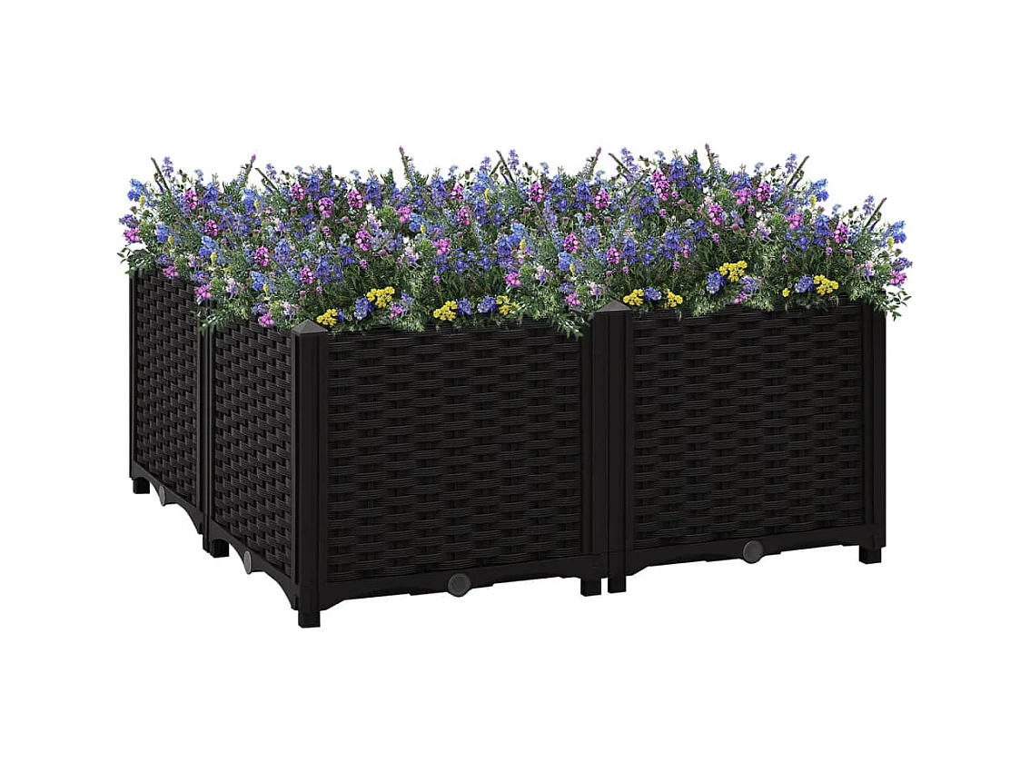 Lit surélevé 80x80x38 cm Polypropylène