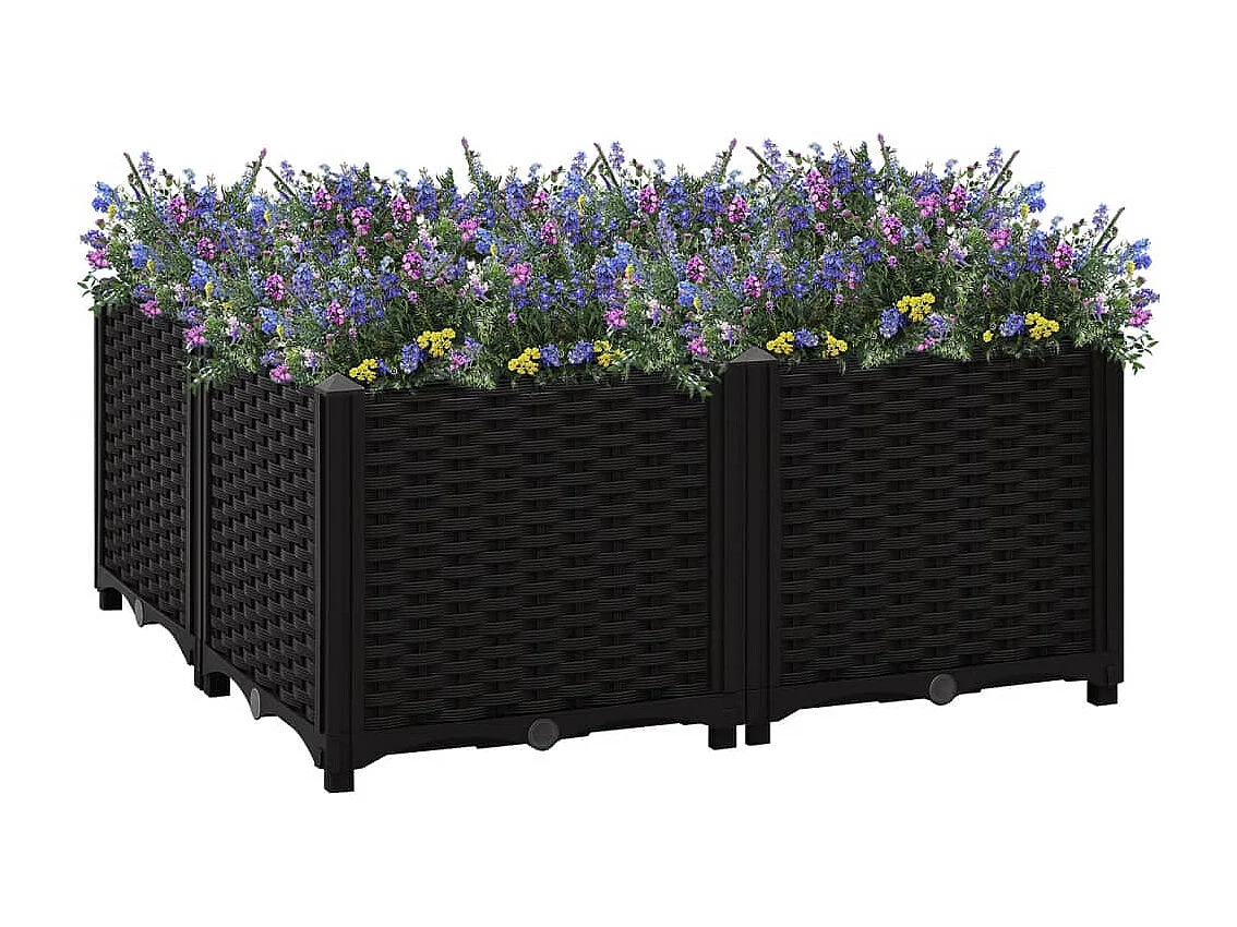 Letto rialzato 80x80x38 cm Polipropilene