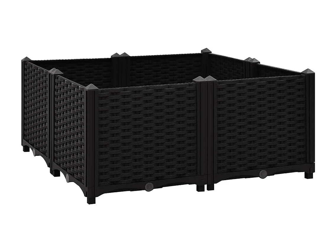 Letto rialzato 80x80x38 cm Polipropilene