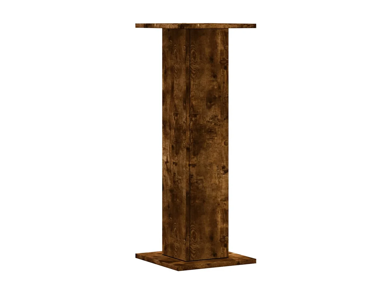 Supporti per piante 2 pezzi in legno ingegnerizzato di rovere affumicato