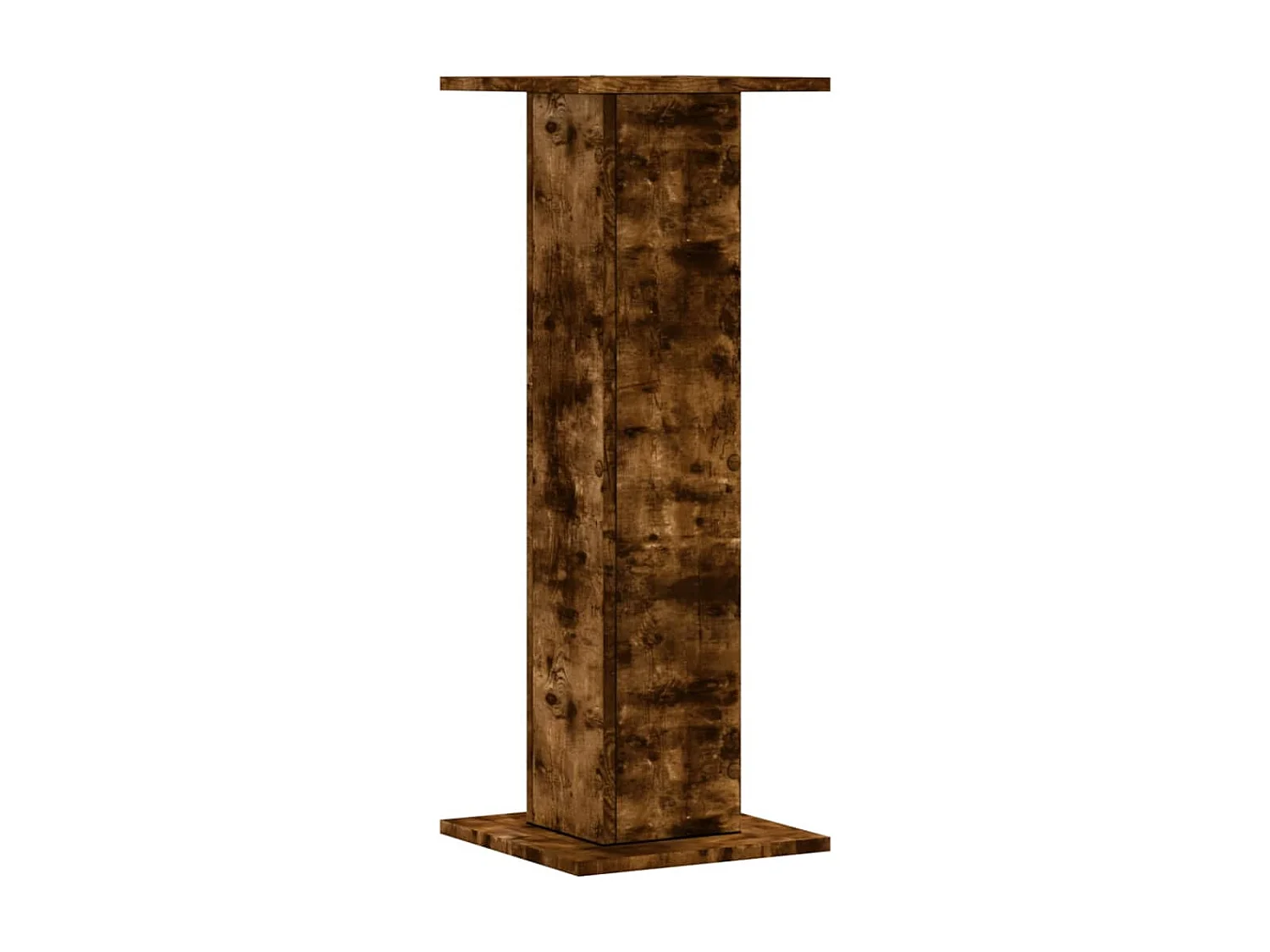 Supporti per piante 2 pezzi in legno ingegnerizzato di rovere affumicato