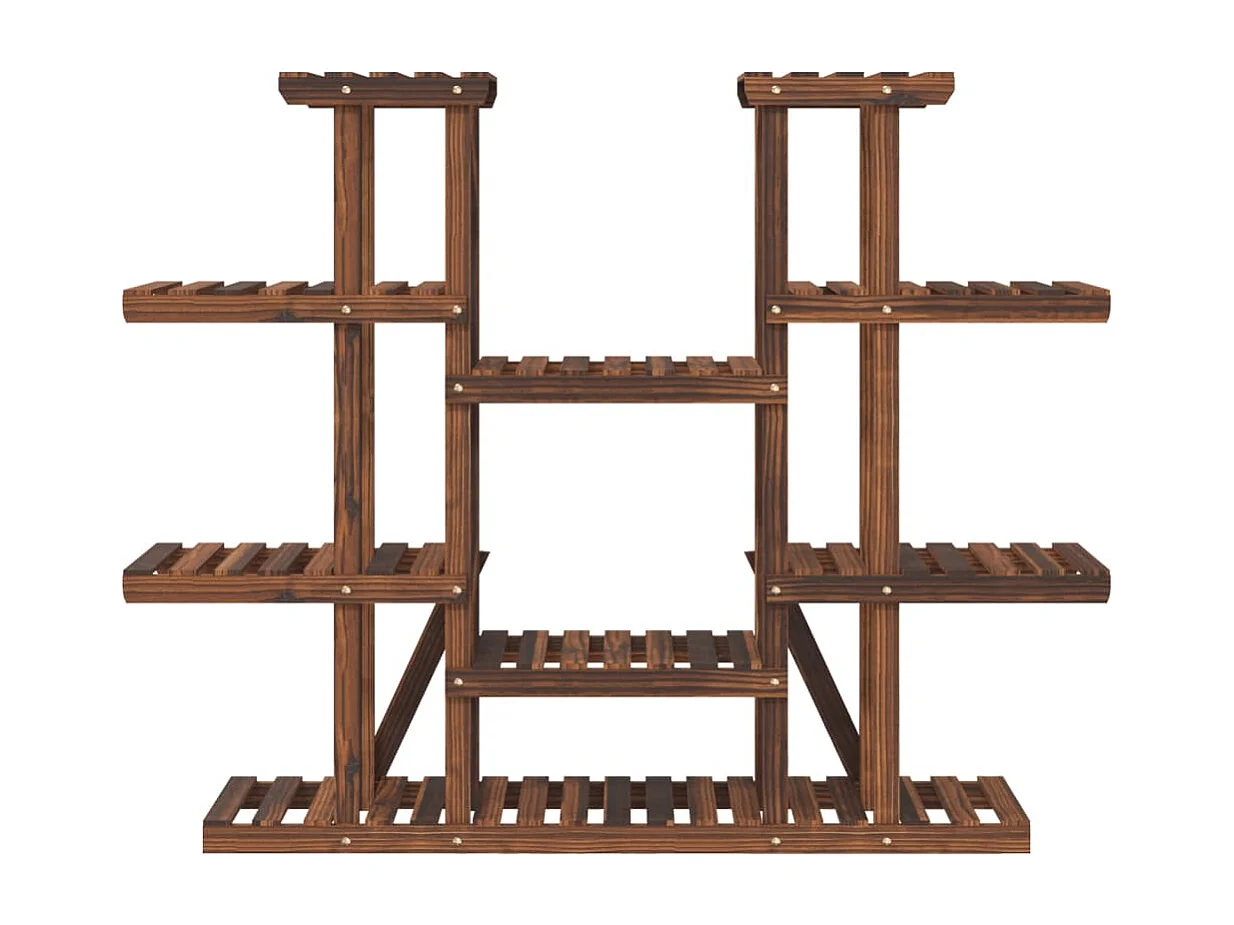 Support à fleurs 110x25x110,5 cm bois massif de sapin