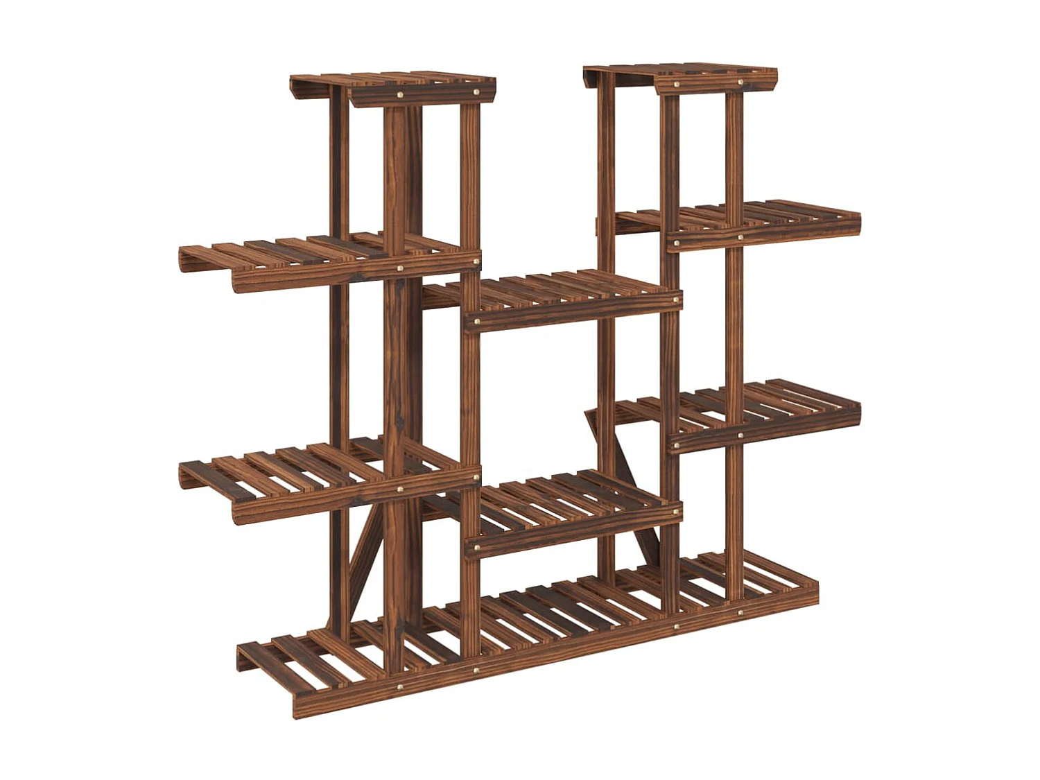 Support à fleurs 110x25x110,5 cm bois massif de sapin