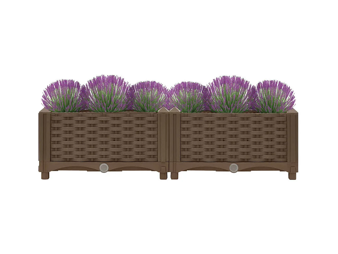 Hochbeet 80x40x23 cm Polypropylen