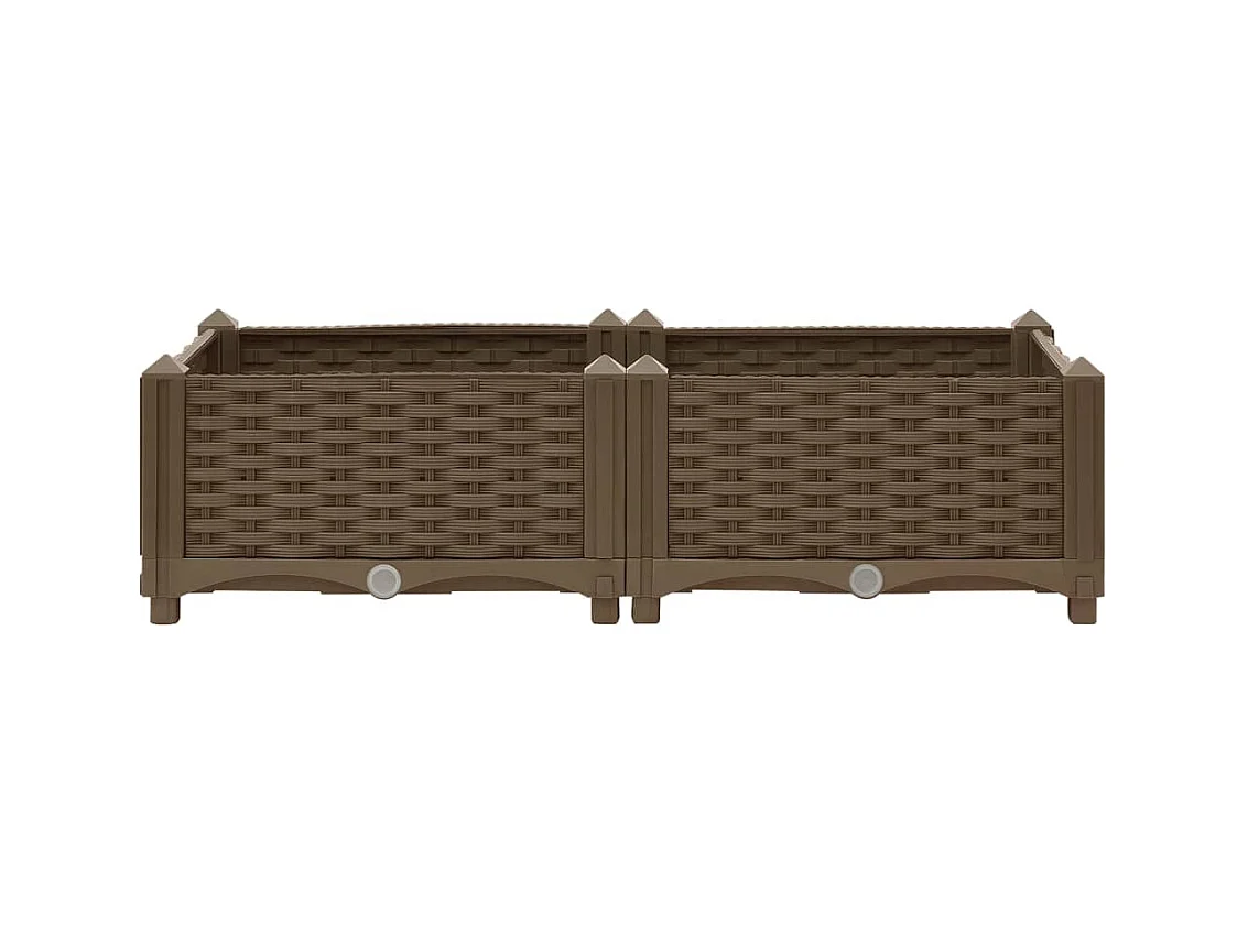 Hochbeet 80x40x23 cm Polypropylen