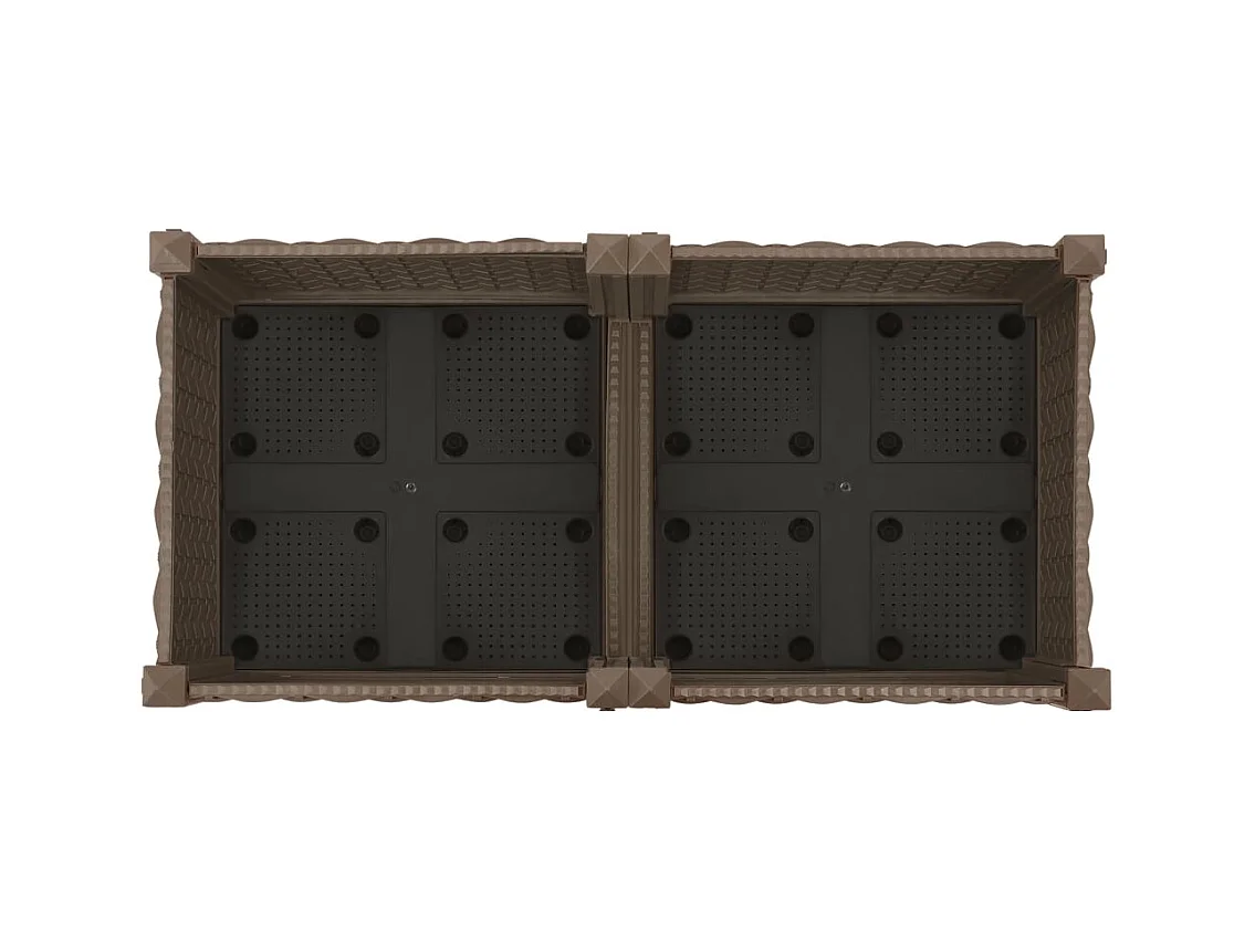 Hochbeet 80x40x23 cm Polypropylen