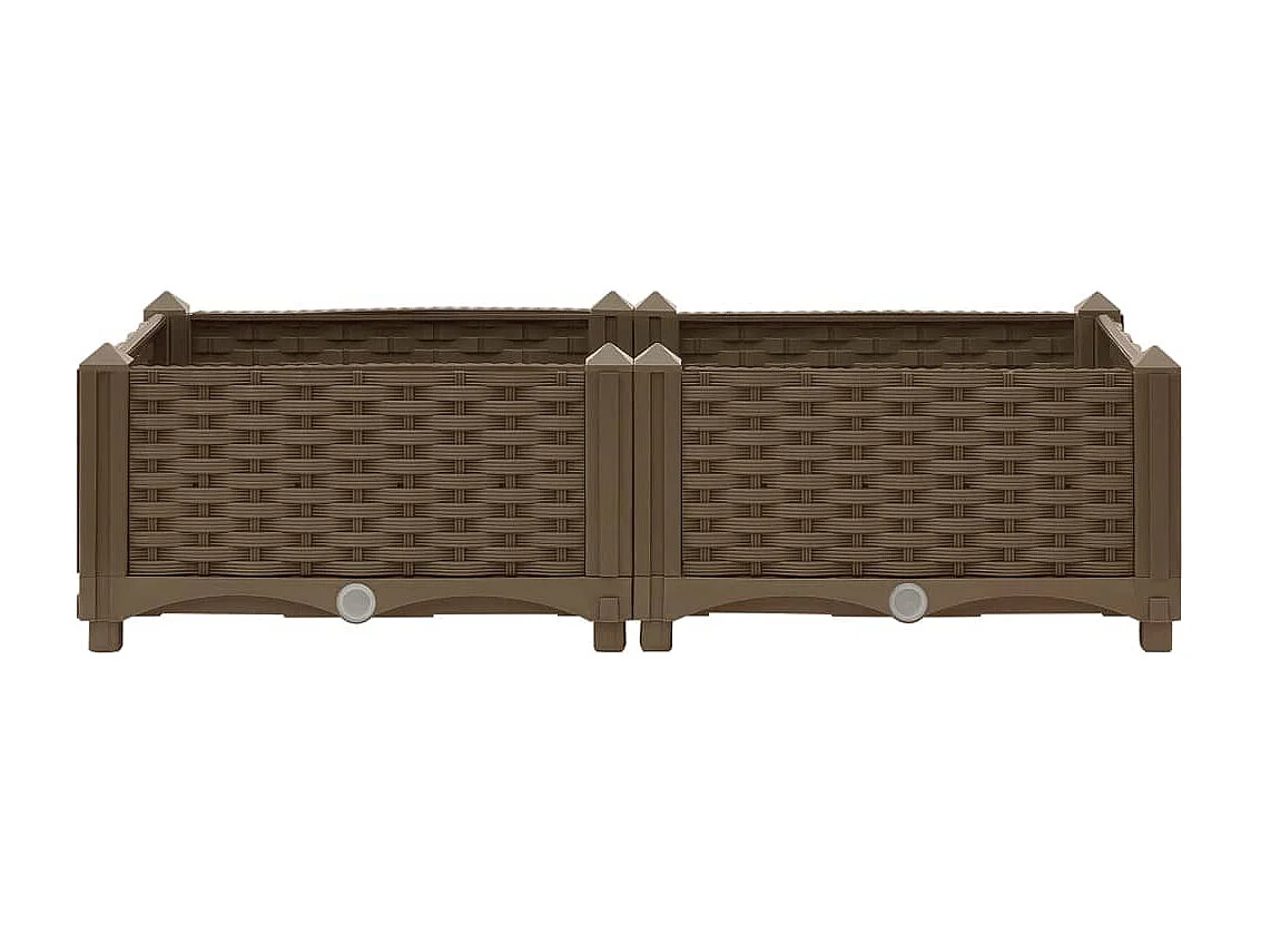 Verhoogd bed 80x40x23 cm Polypropyleen