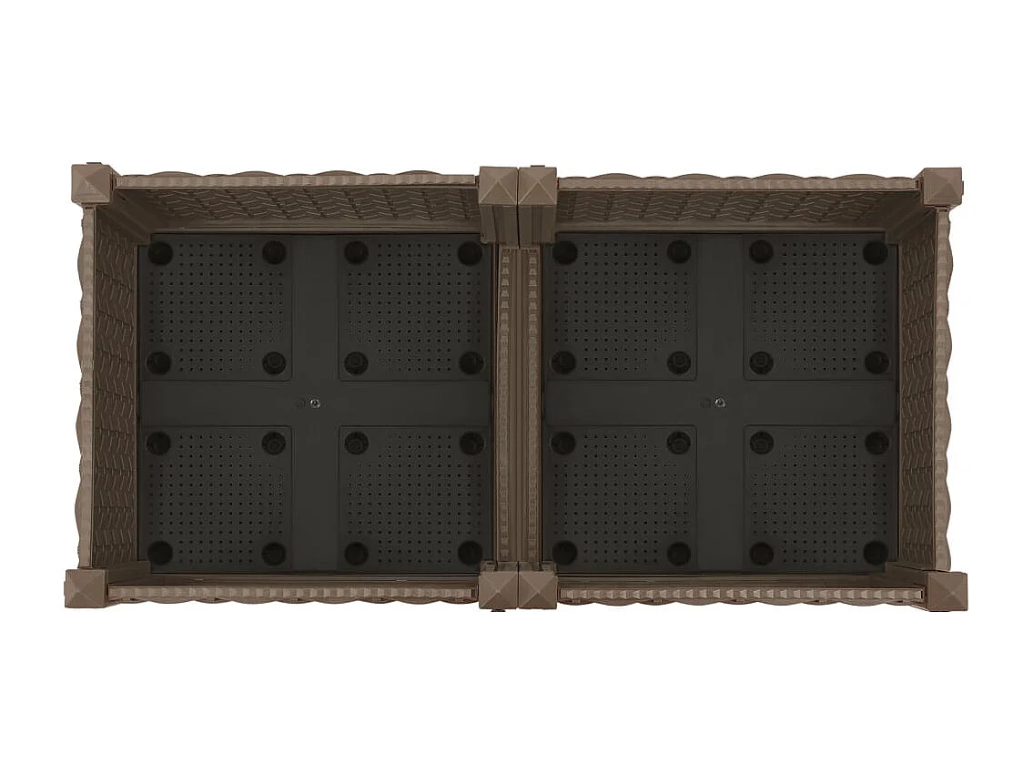 Verhoogd bed 80x40x23 cm Polypropyleen