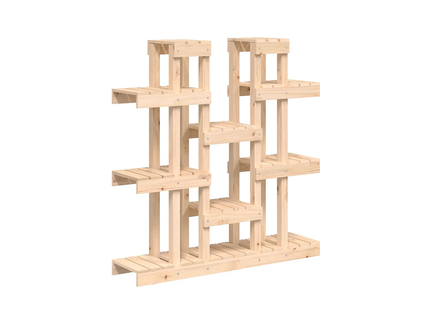 Soporte para plantas 104,5x25x109,5 cm Madera maciza de pino