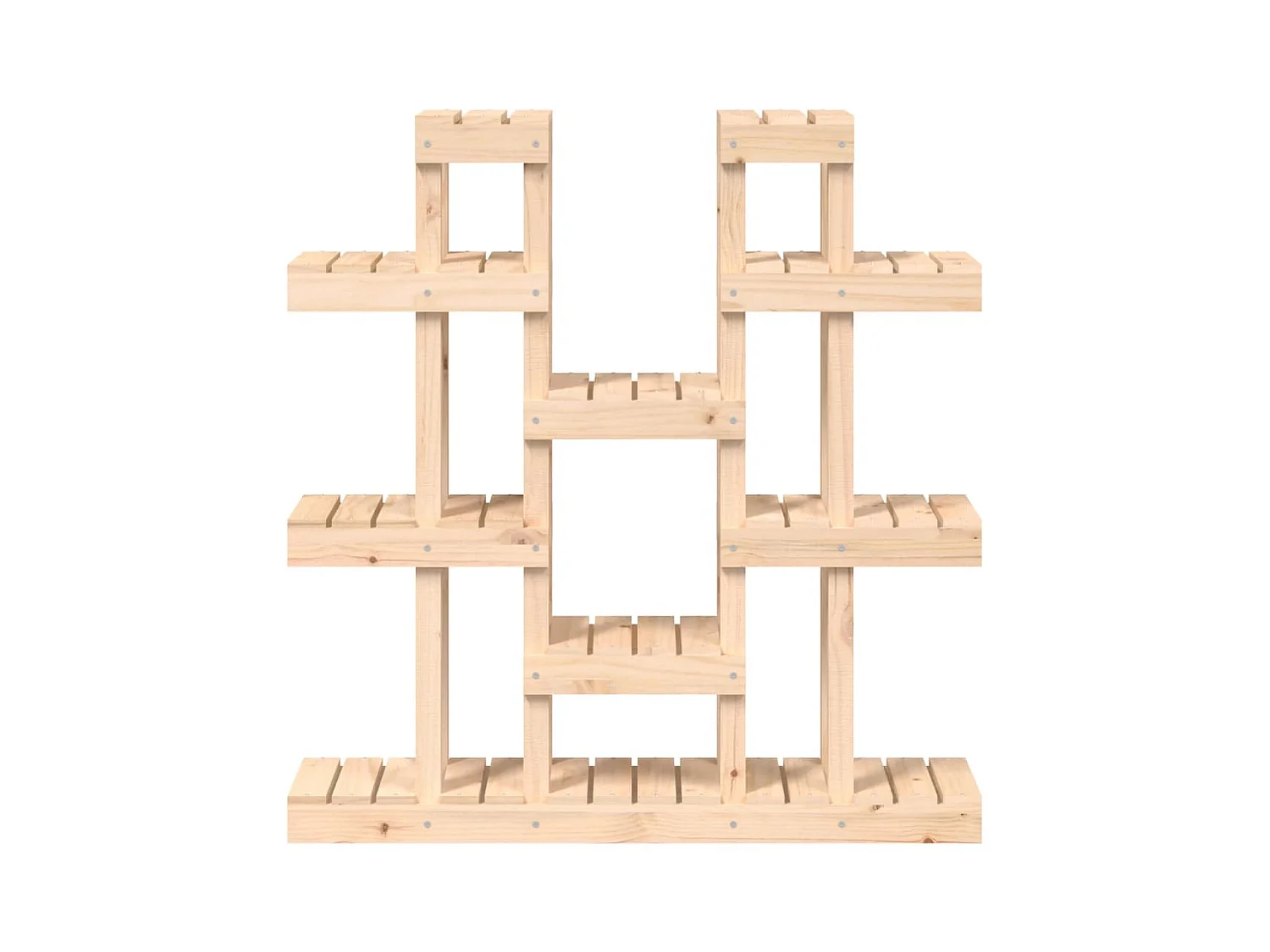 Soporte para plantas 104,5x25x109,5 cm Madera maciza de pino