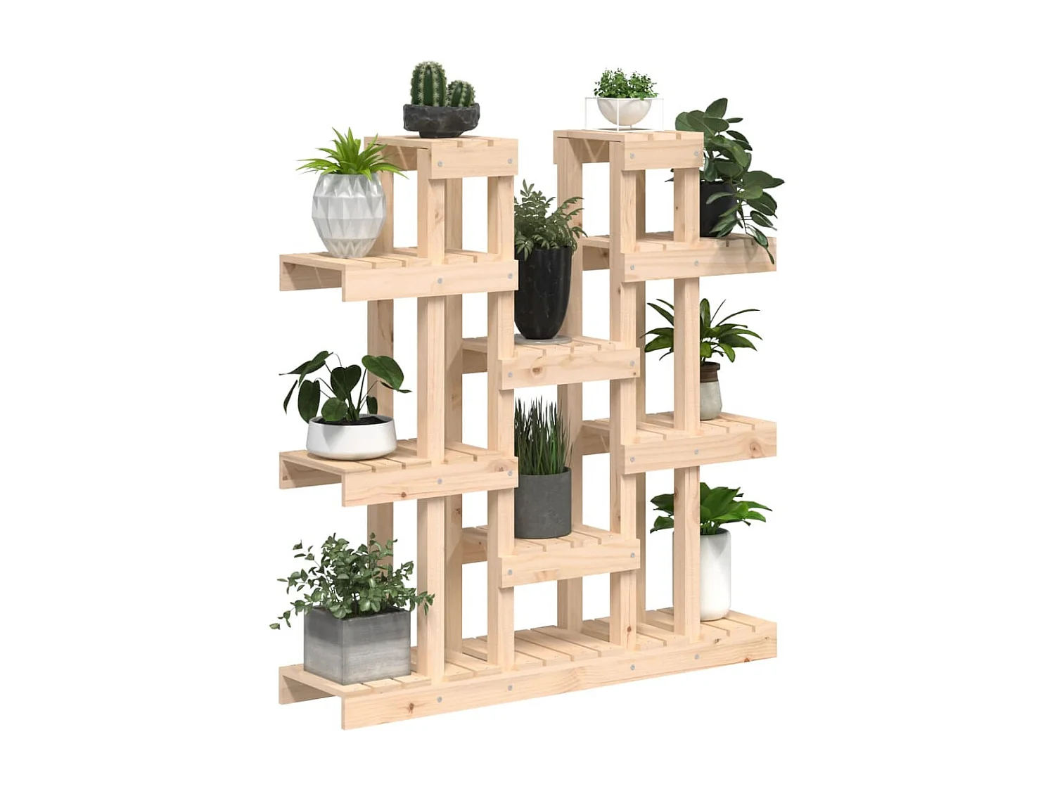 Support à plantes 104,5x25x109,5 cm Bois massif de pin