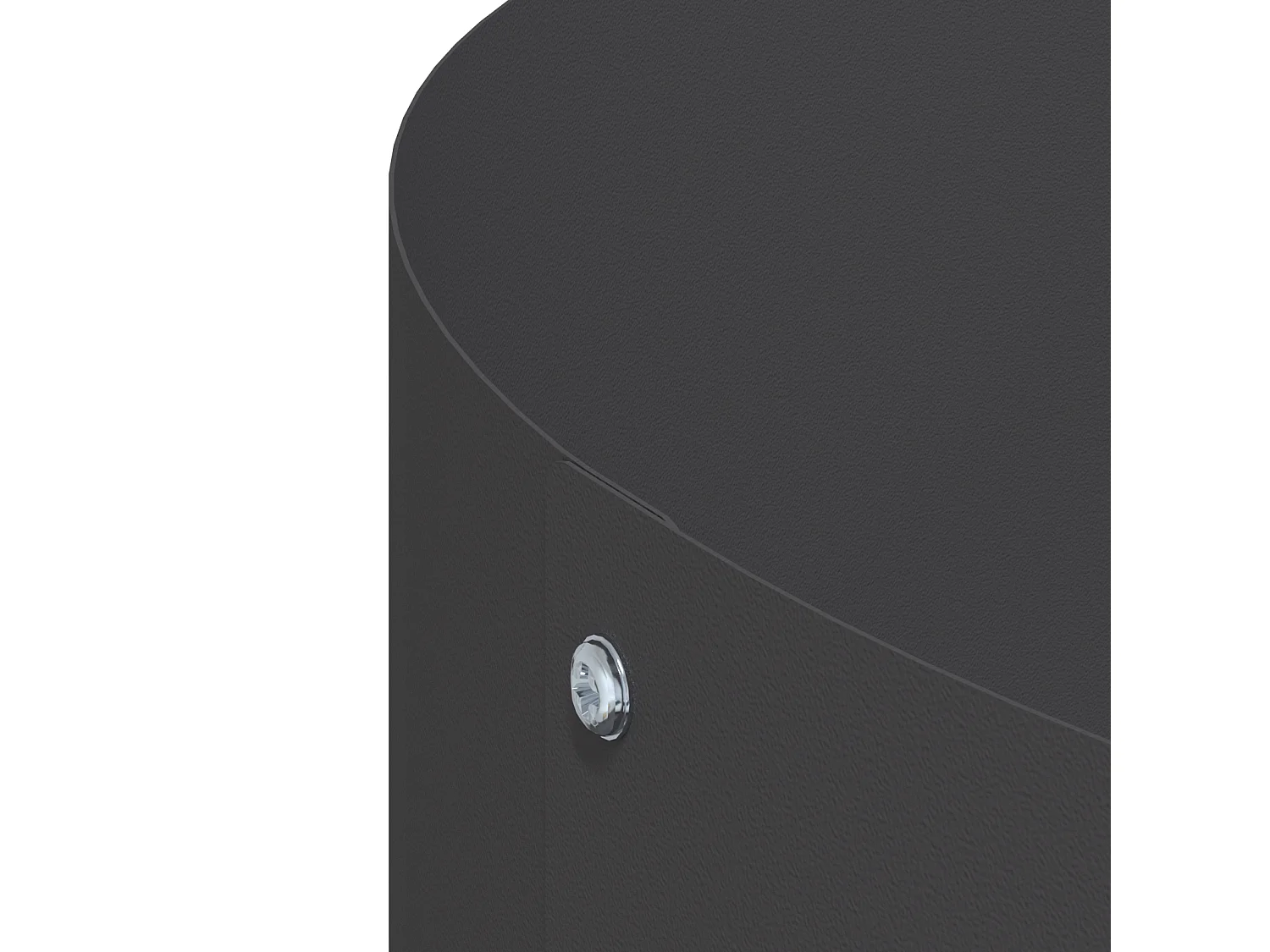 Grande pentola in metallo nero Grande pentola in metallo resistente in metallo nero