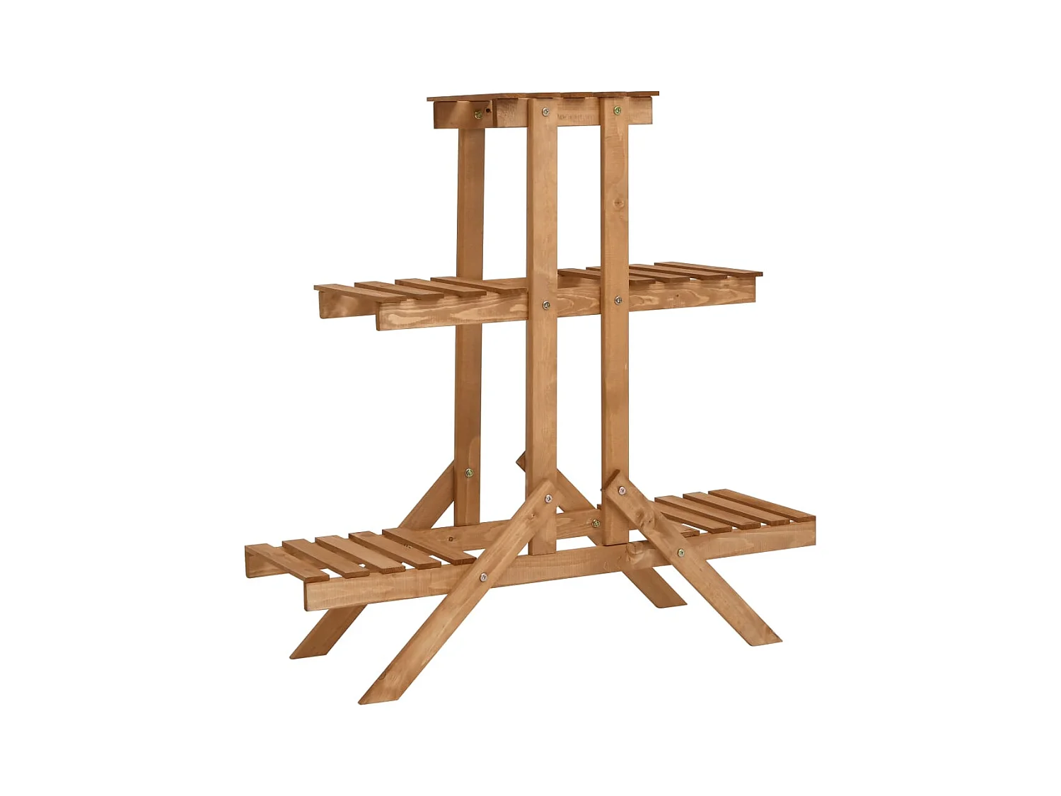 Soporte para plantas 83x25x83 cm Madera de abeto