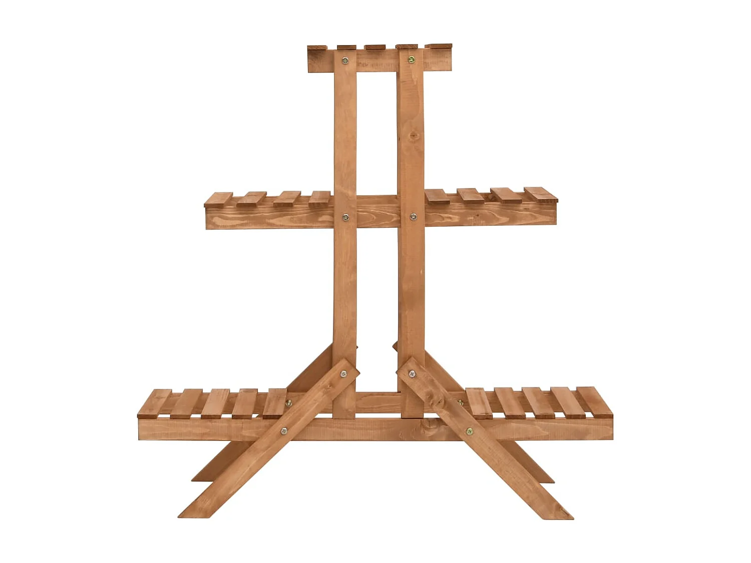 Soporte para plantas 83x25x83 cm Madera de abeto