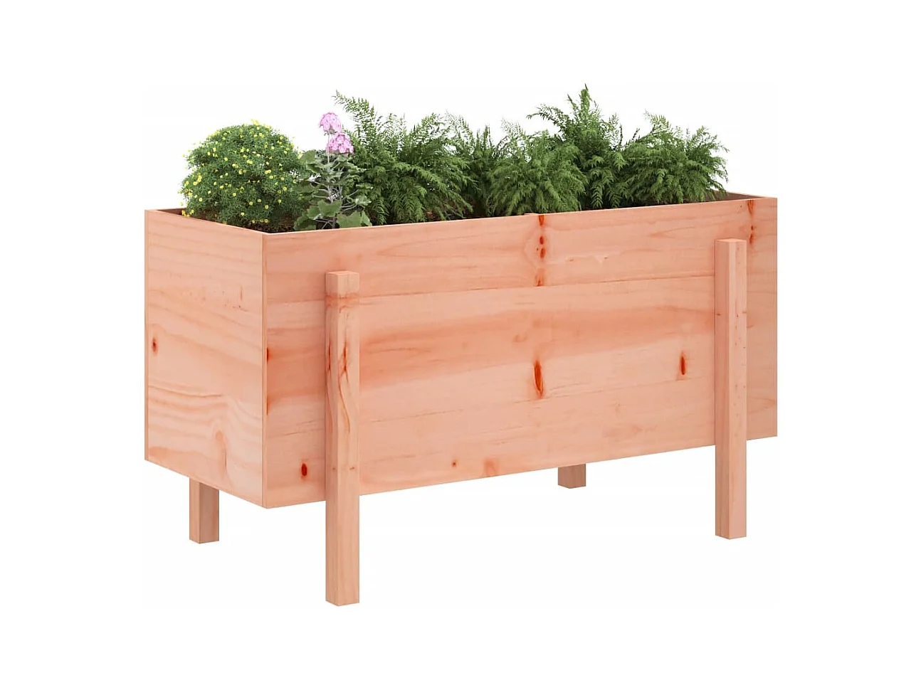 Verhoogd tuinbed 101x50x57 cm massief Douglashout