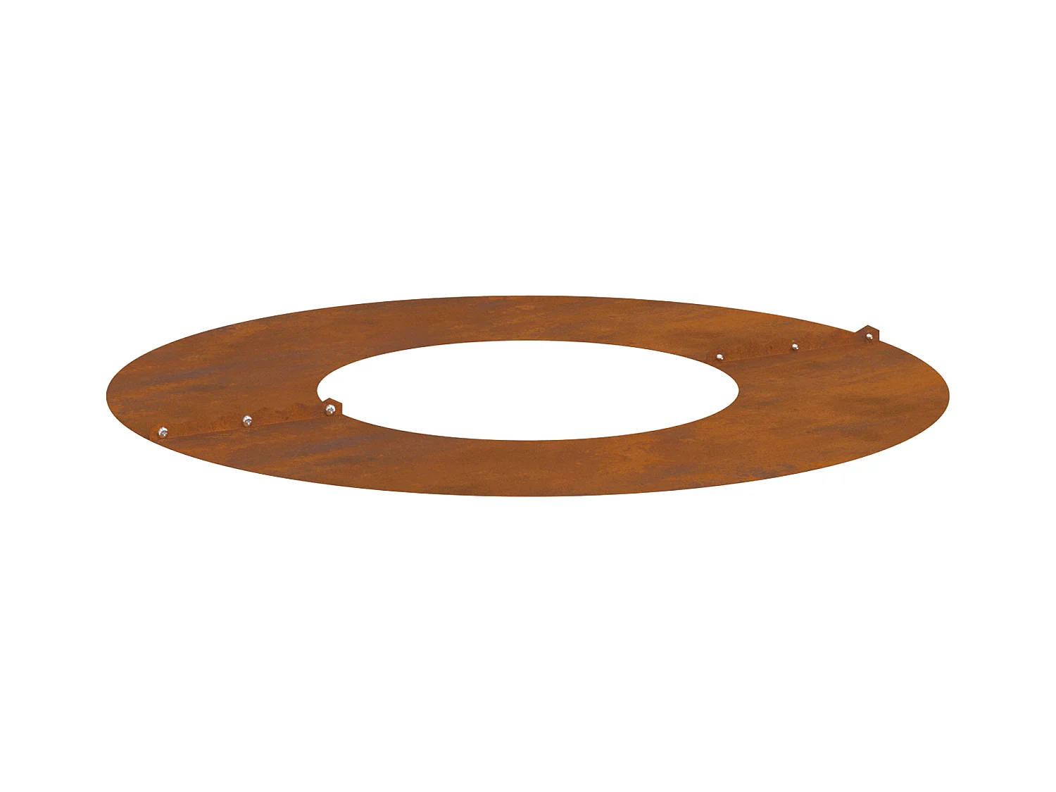 Pot en acier corten Acier corten Grand Empilable
