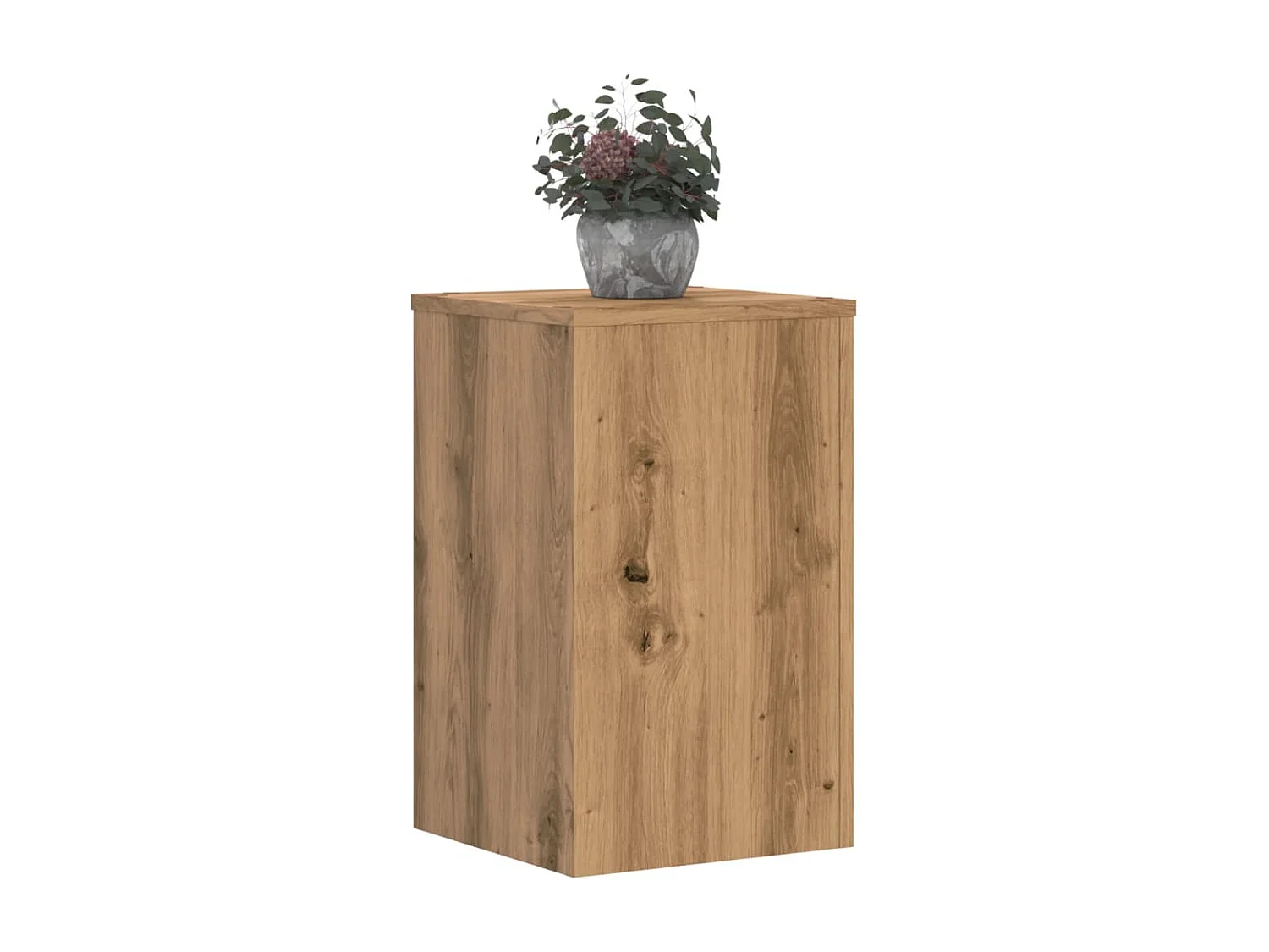 Supports pour plantes 2 pcs chêne artisanal bois ingénierie