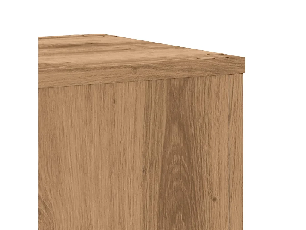 Supports pour plantes 2 pcs chêne artisanal bois ingénierie