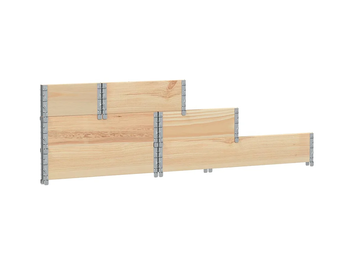 3-laags verhoogd bed 120x80 cm massief grenenhout