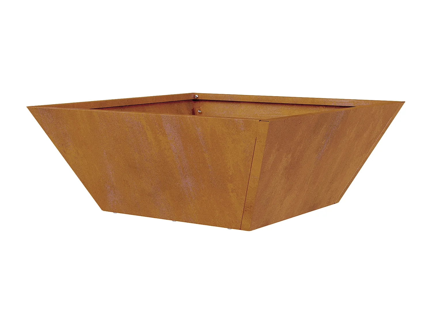 Pots en métal Acier corten 40 x 40 x 15 cm