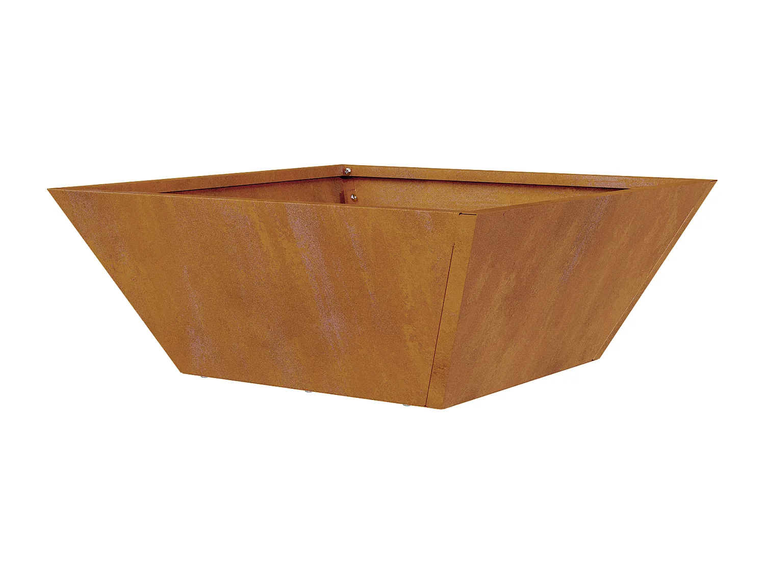 Pots en métal Acier corten 40 x 40 x 15 cm