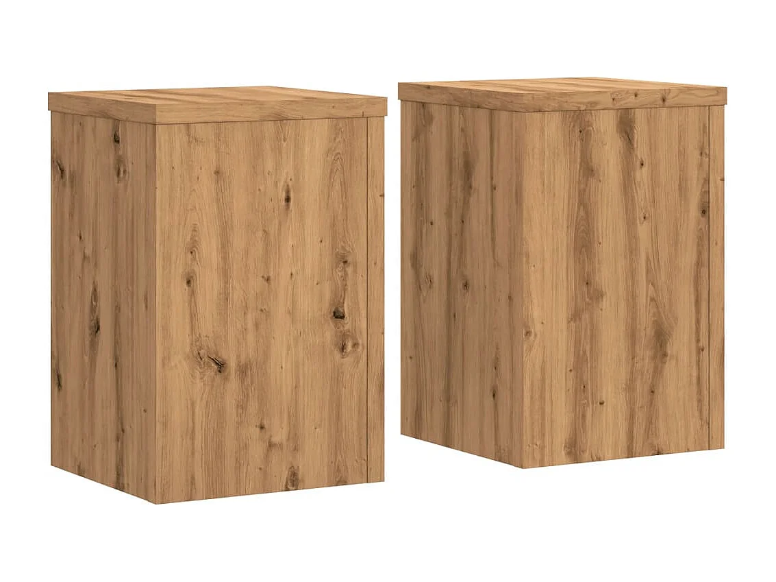 Plantenstandaards 2 stuks Eiken Craft Engineered Wood