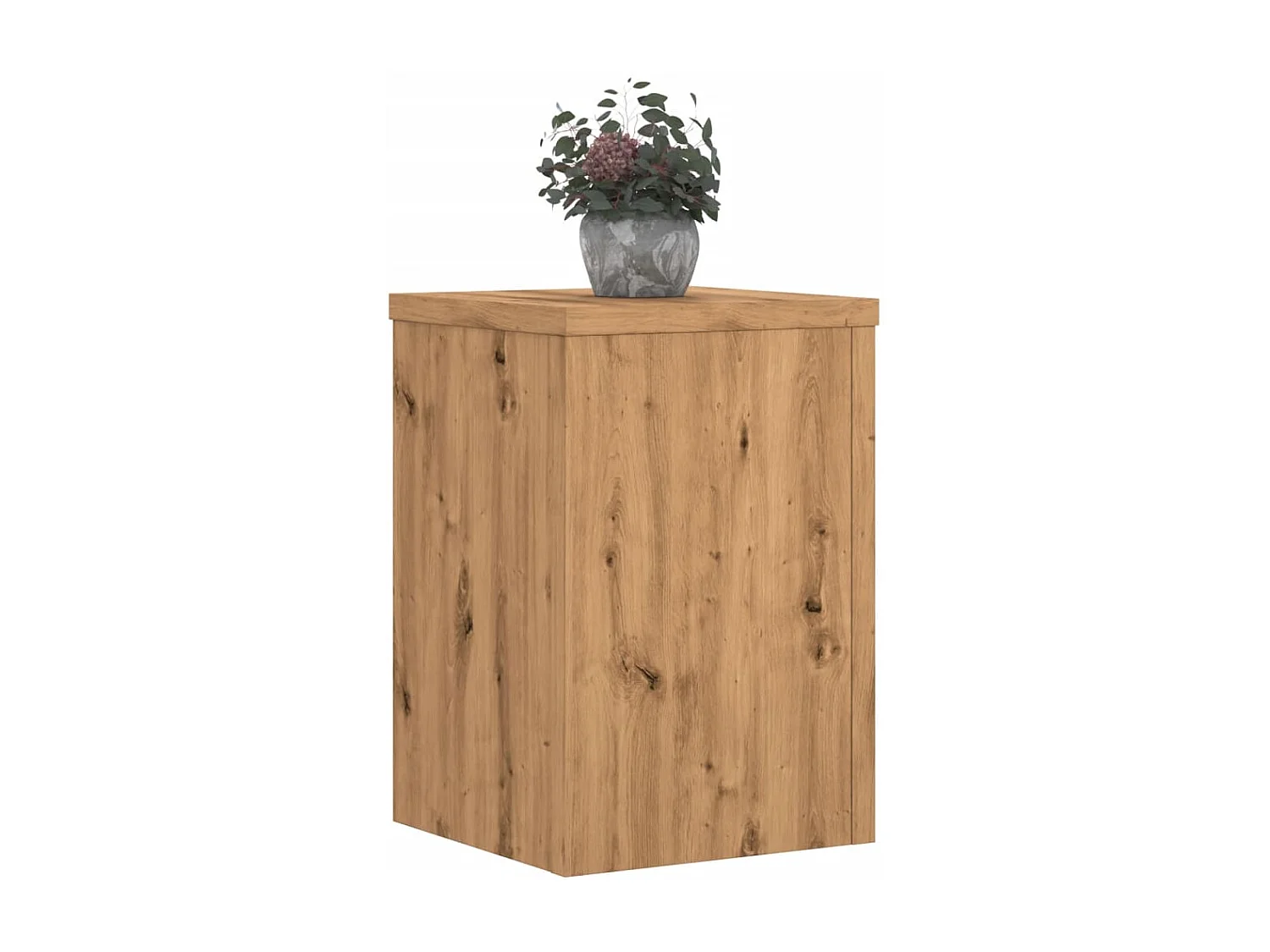 Supports pour plantes 2 pcs chêne artisanal bois d'ingénierie