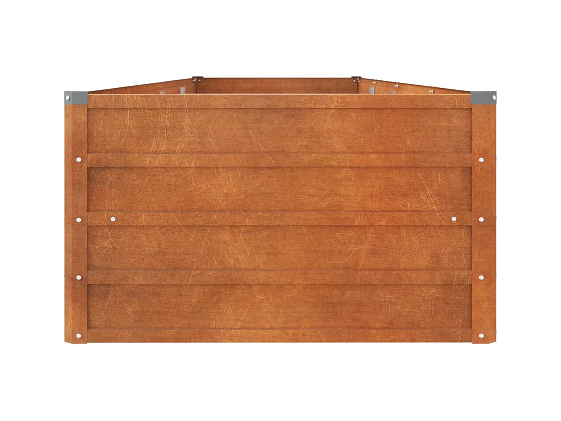 Roestig verhoogd tuinbed 320x80x45 cm cortenstaal